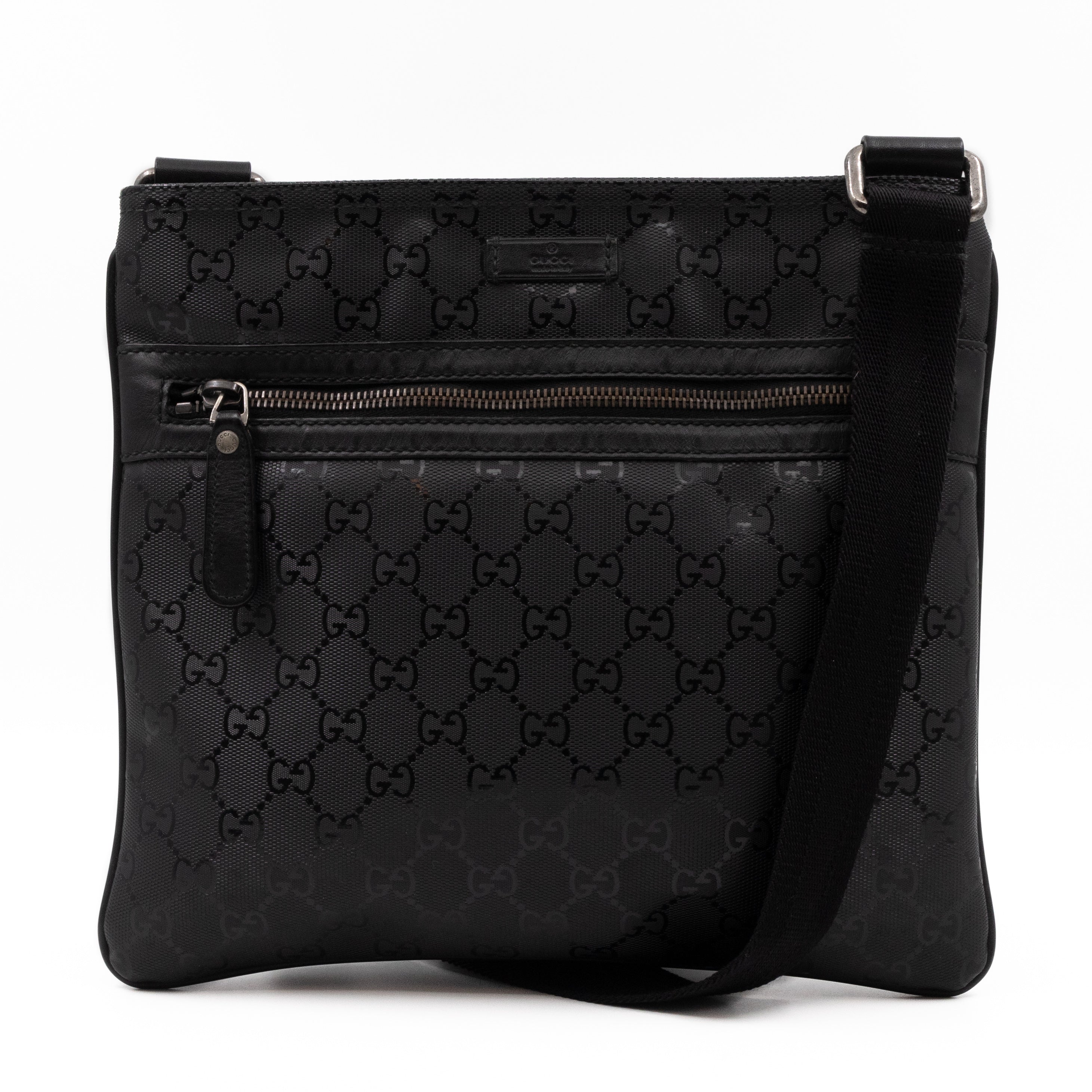 Messenger Crossbody Bag GG Imprime Black