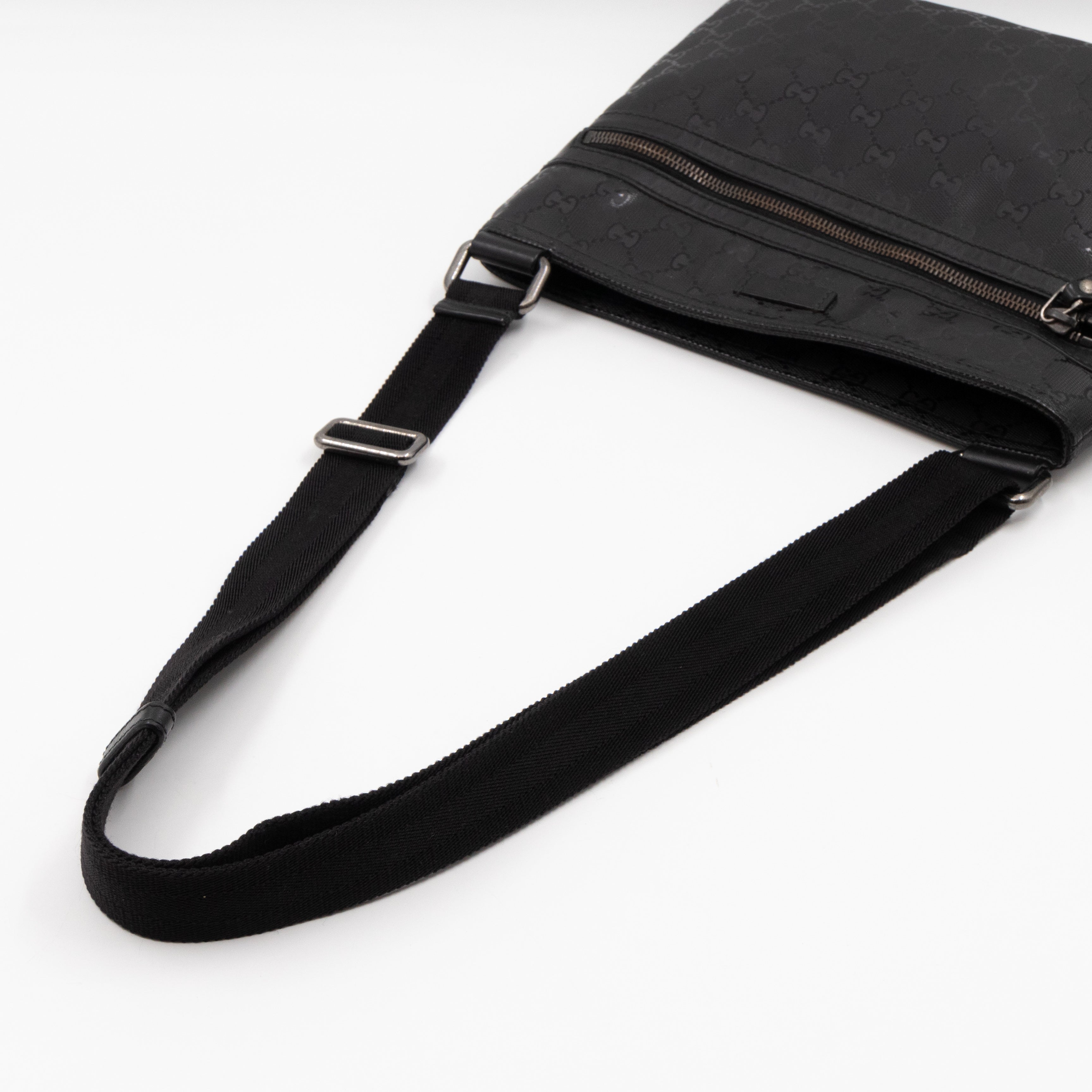 Messenger Crossbody Bag GG Imprime Black