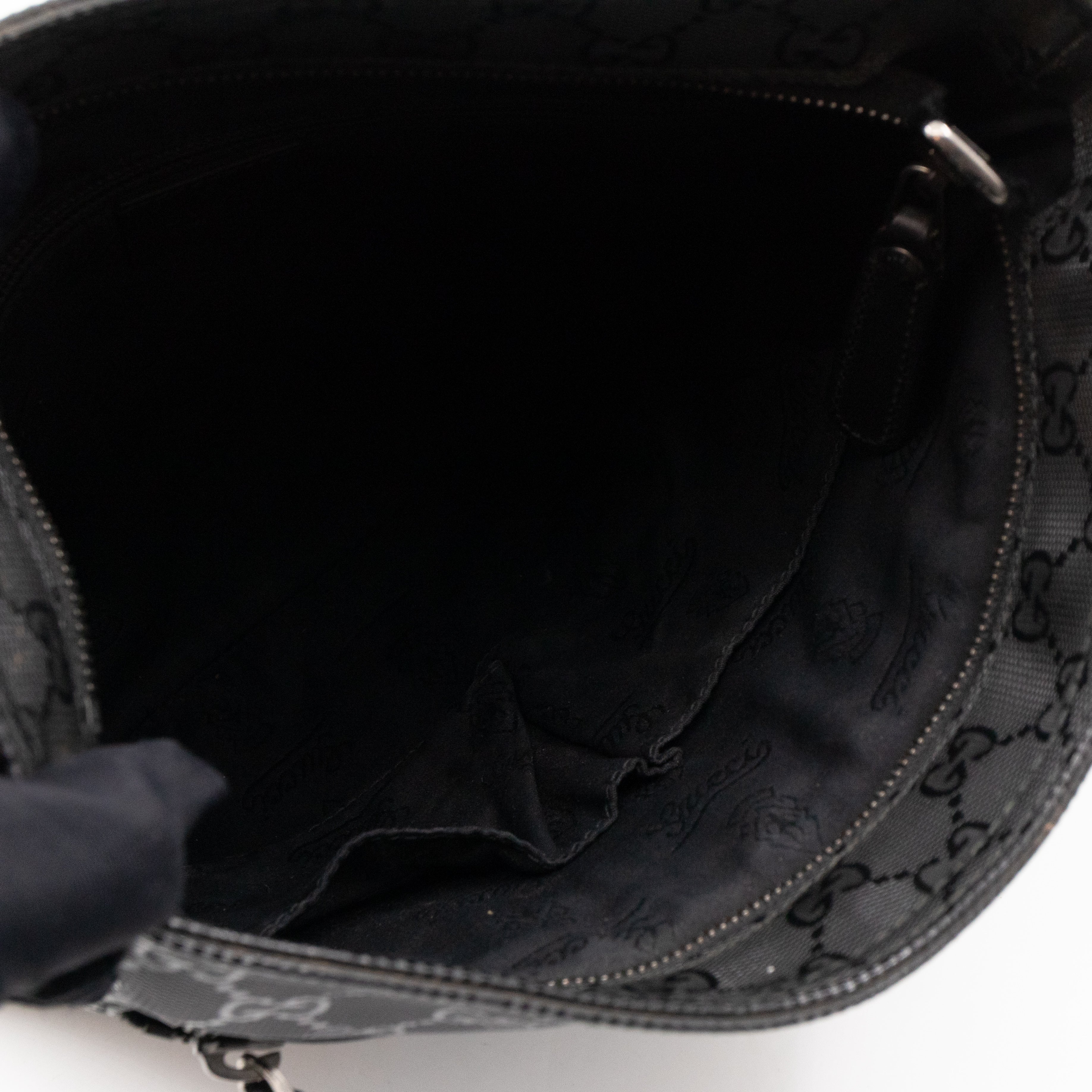 Messenger Crossbody Bag GG Imprime Black