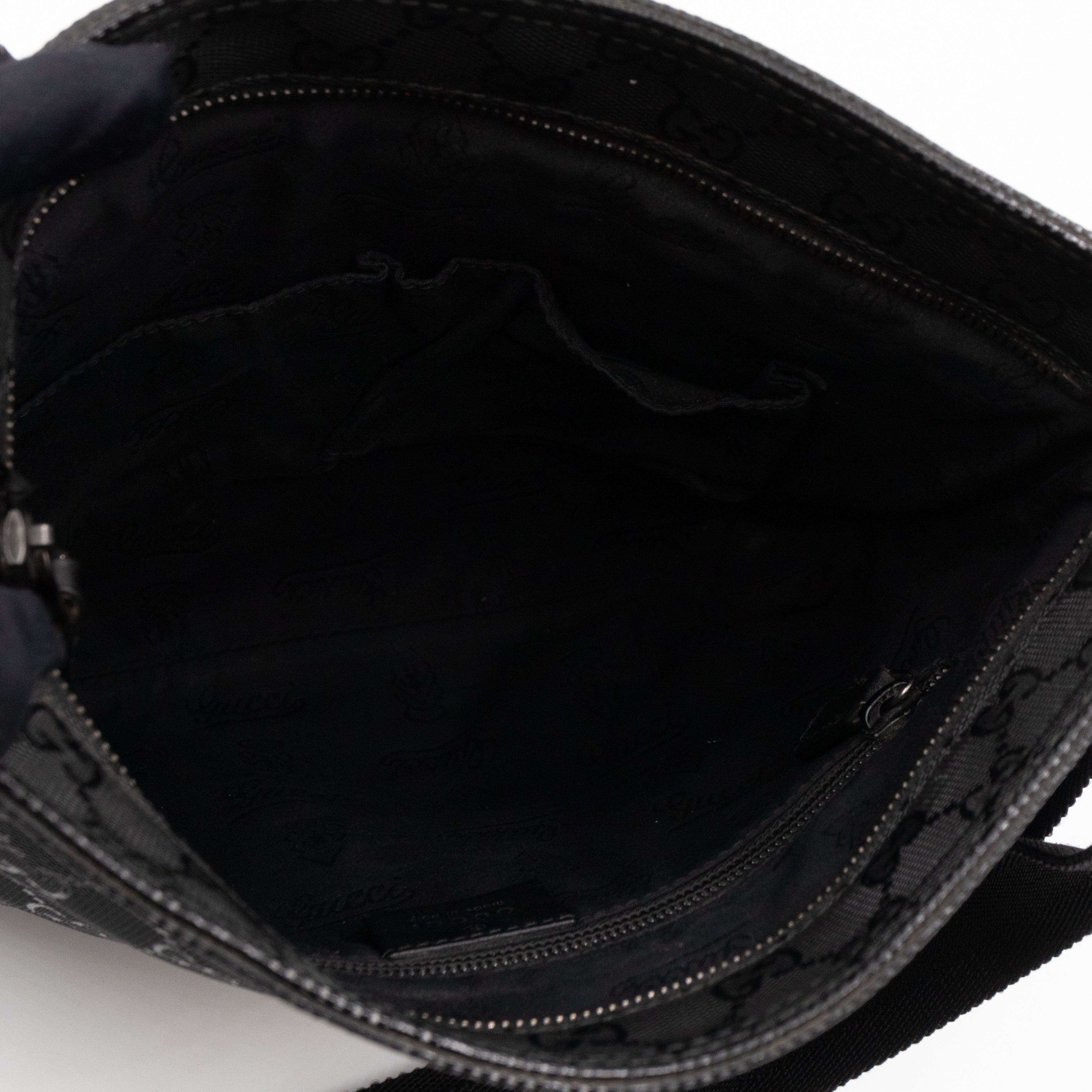 Messenger Crossbody Bag GG Imprime Black