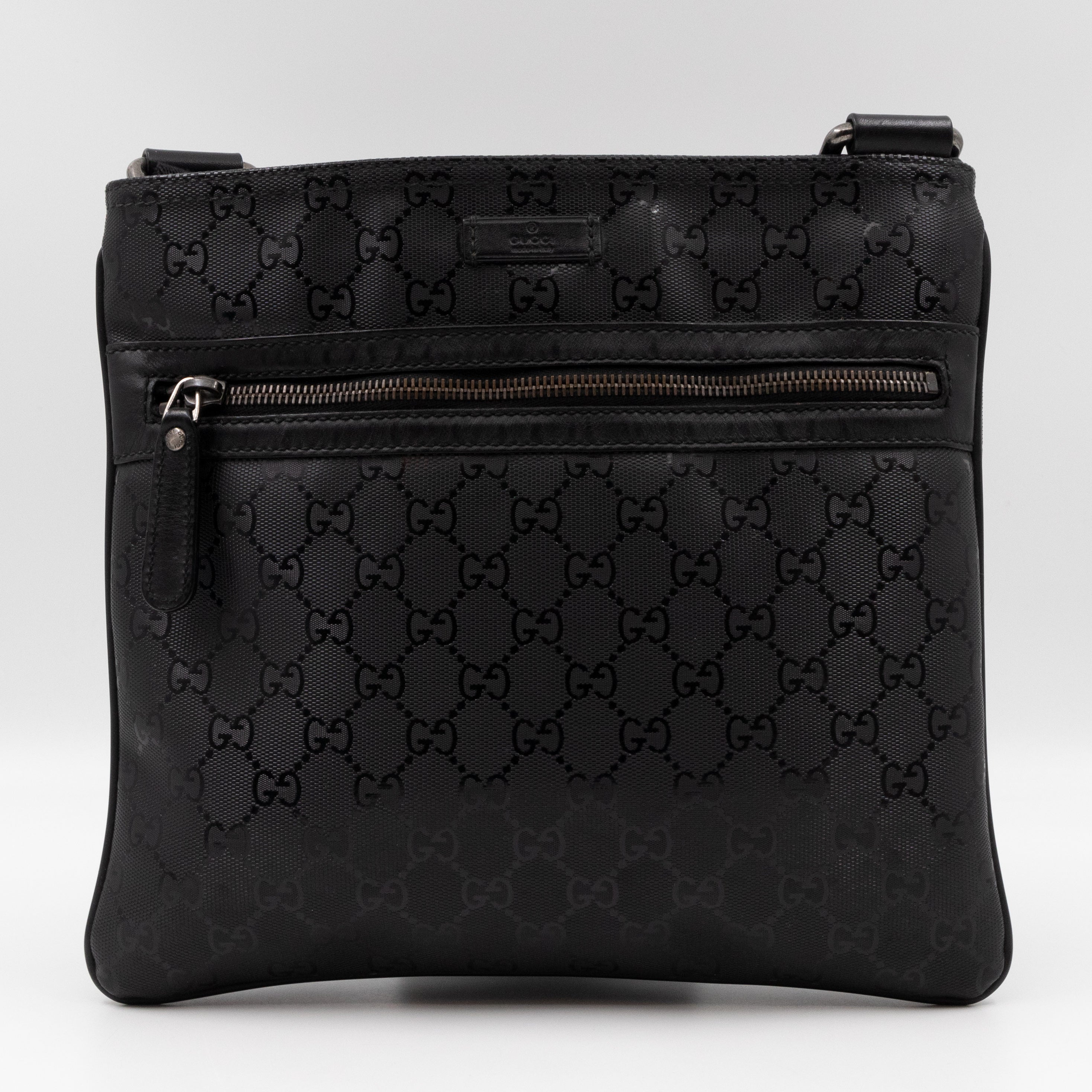Messenger Crossbody Bag GG Imprime Black