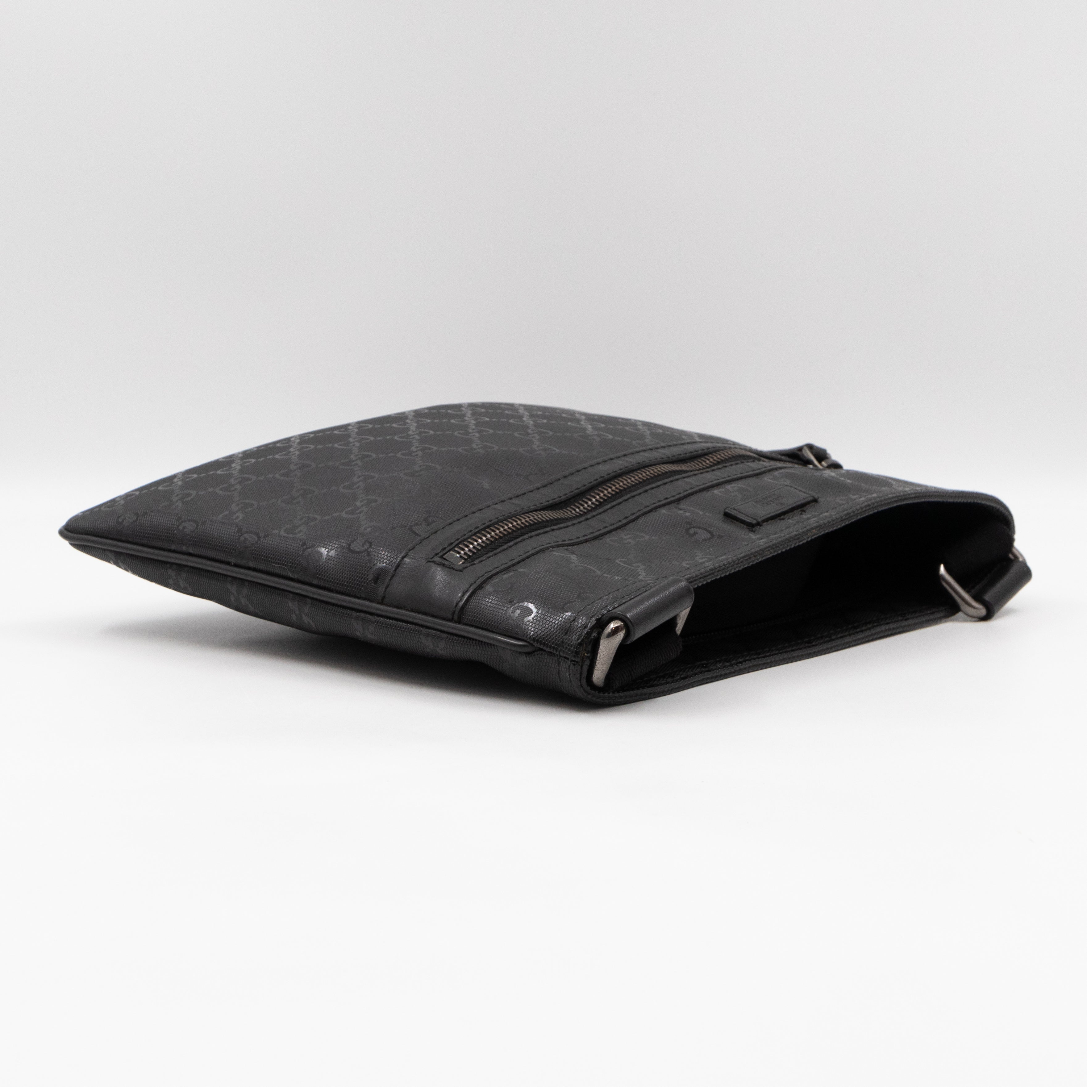 Messenger Crossbody Bag GG Imprime Black