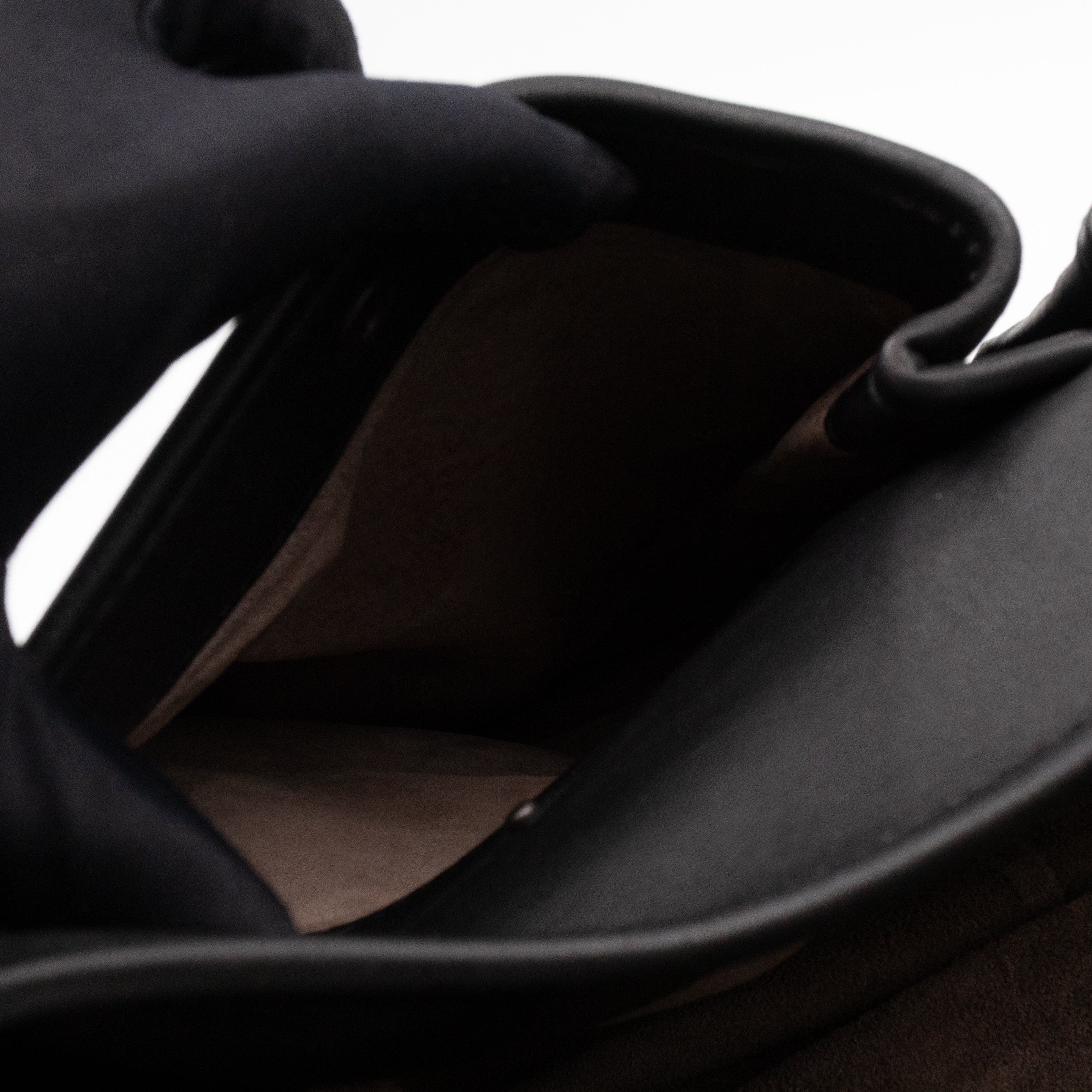 Gardena Messenger Bag Black Intrecciato Leather