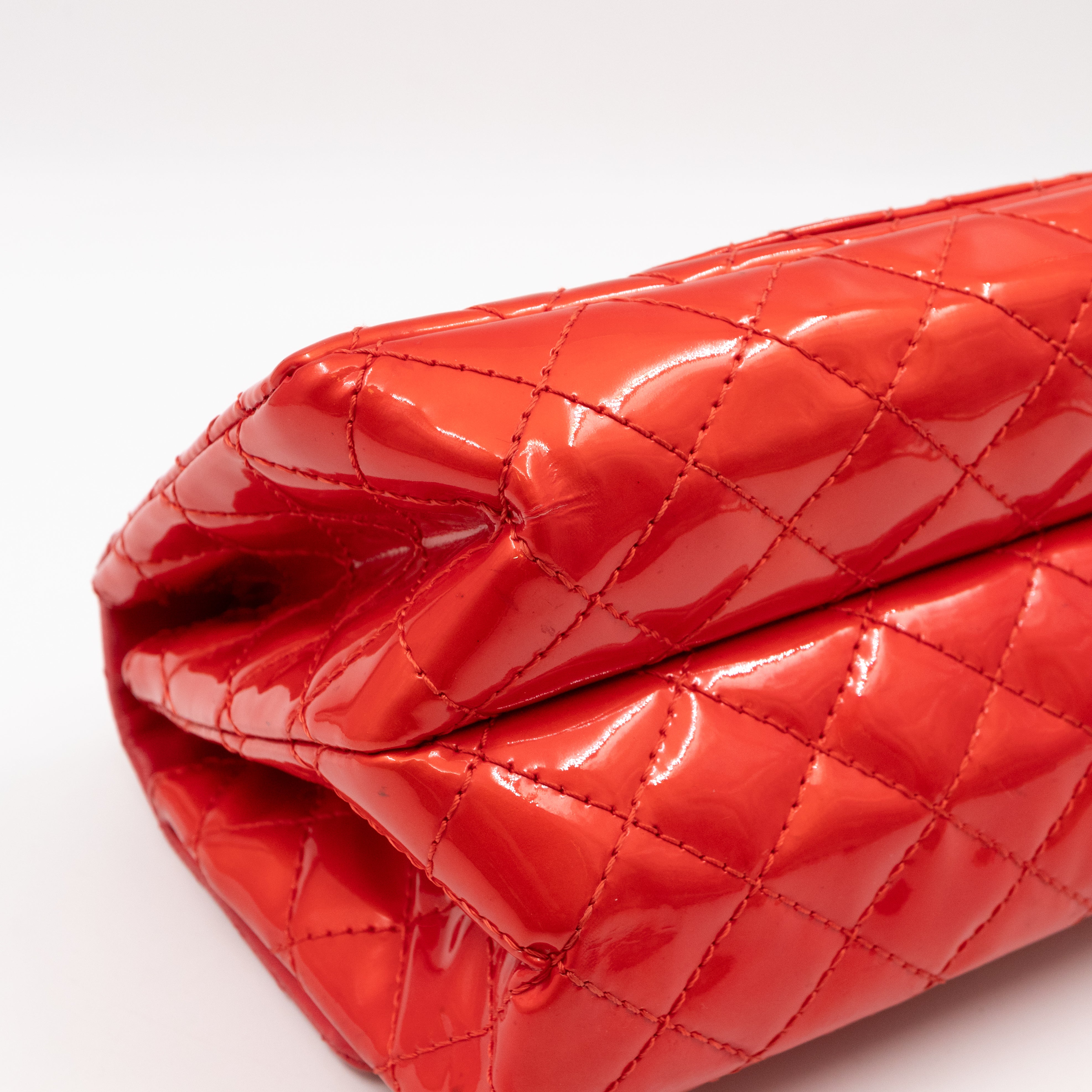 2.55 Reissue Flap Bag Red Patent Leather