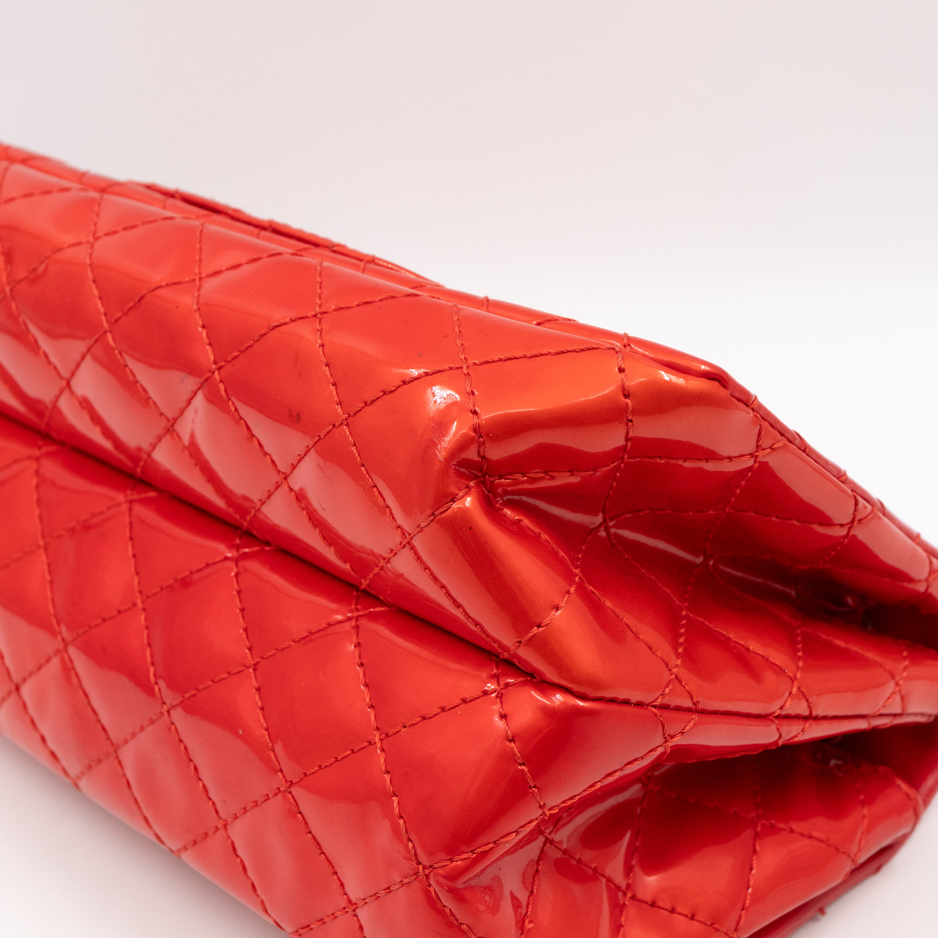 2.55 Reissue Flap Bag Red Patent Leather