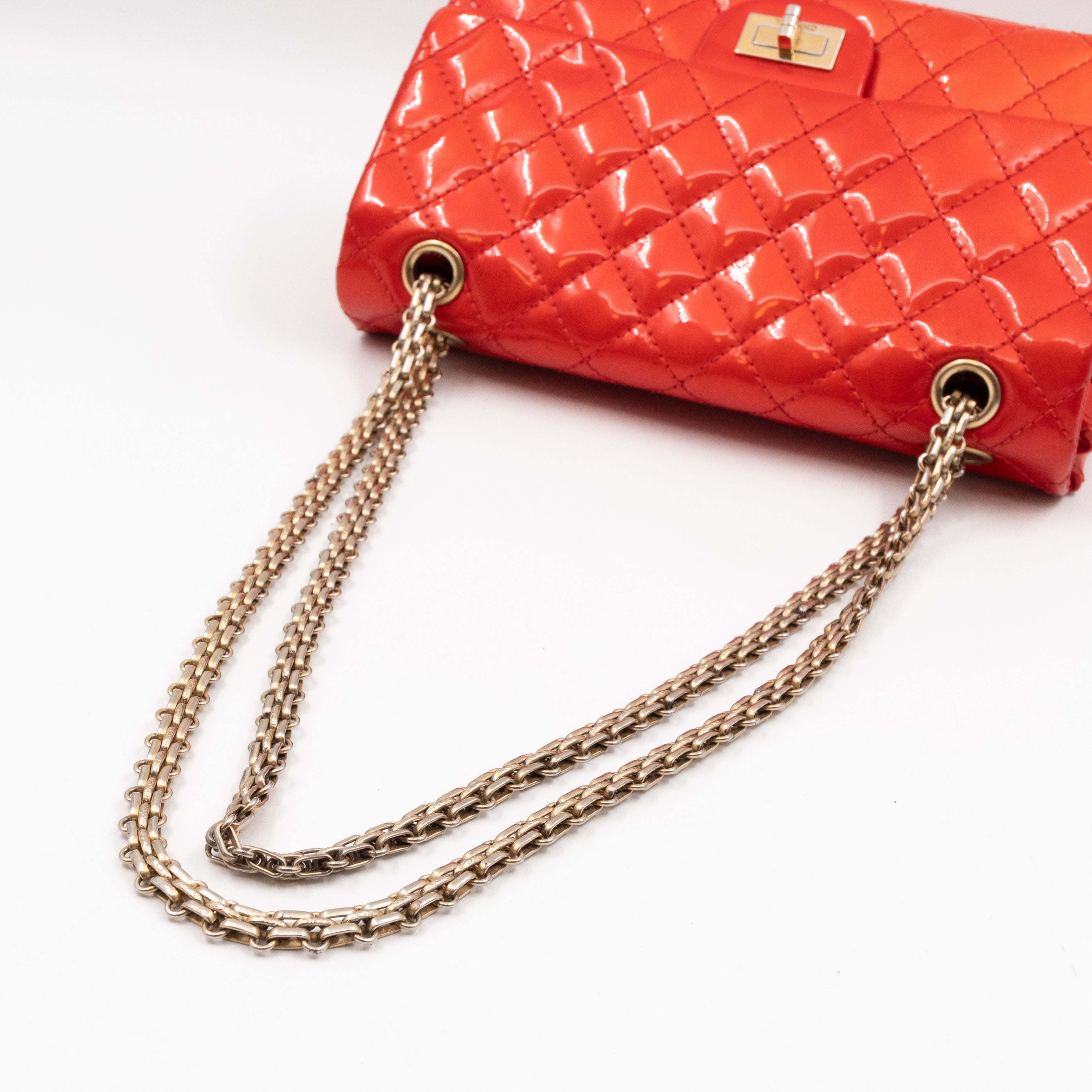 2.55 Reissue Flap Bag Red Patent Leather