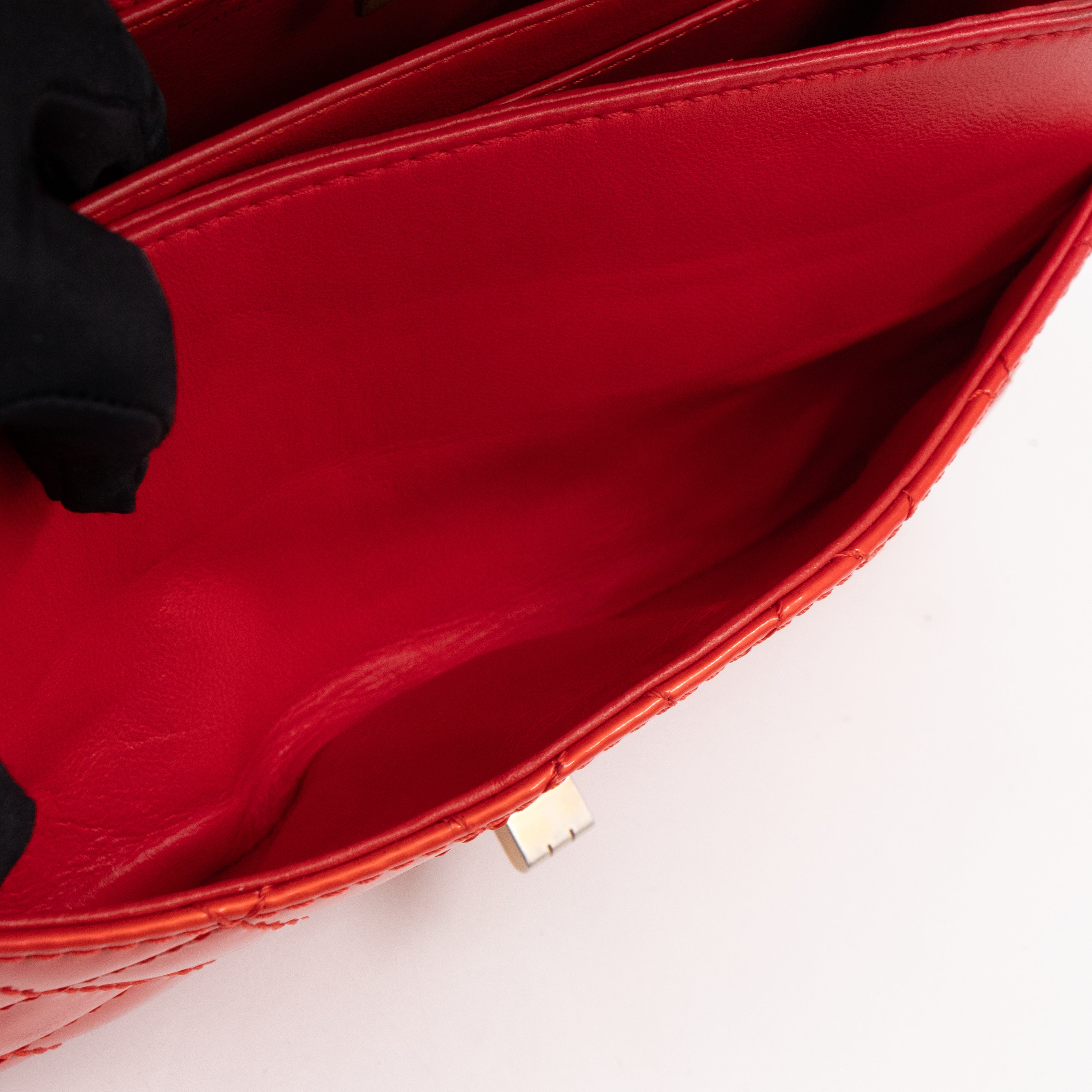 2.55 Reissue Flap Bag Red Patent Leather