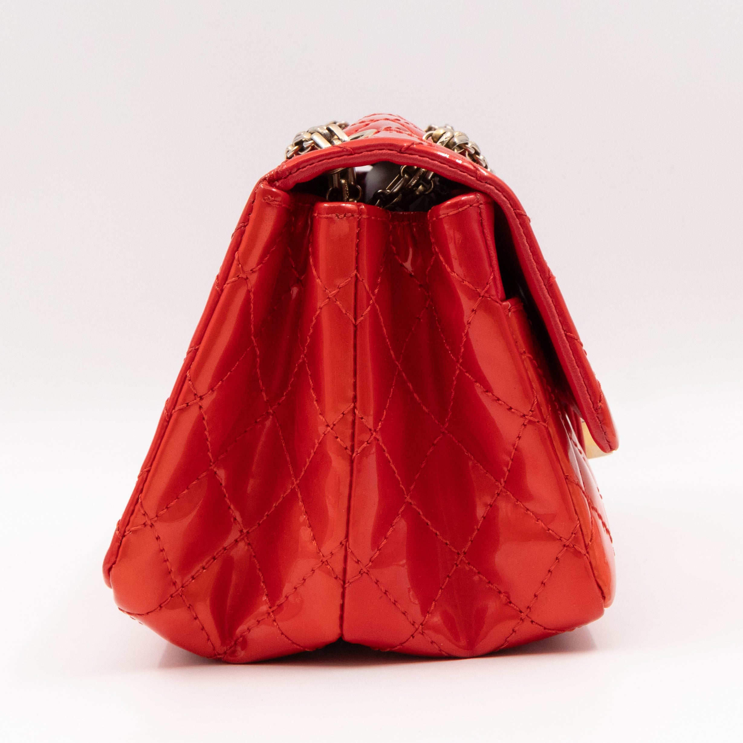 2.55 Reissue Flap Bag Red Patent Leather