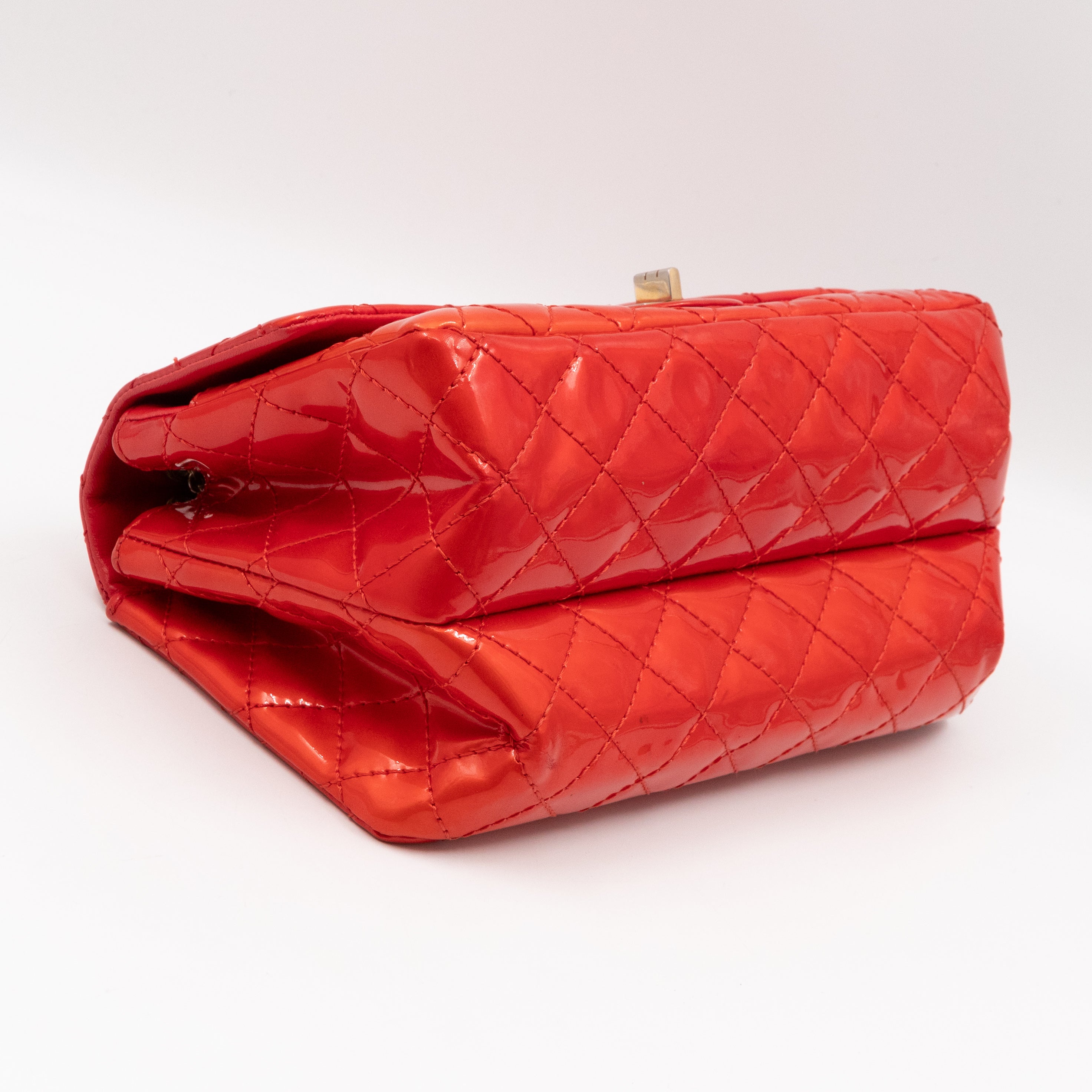 2.55 Reissue Flap Bag Red Patent Leather