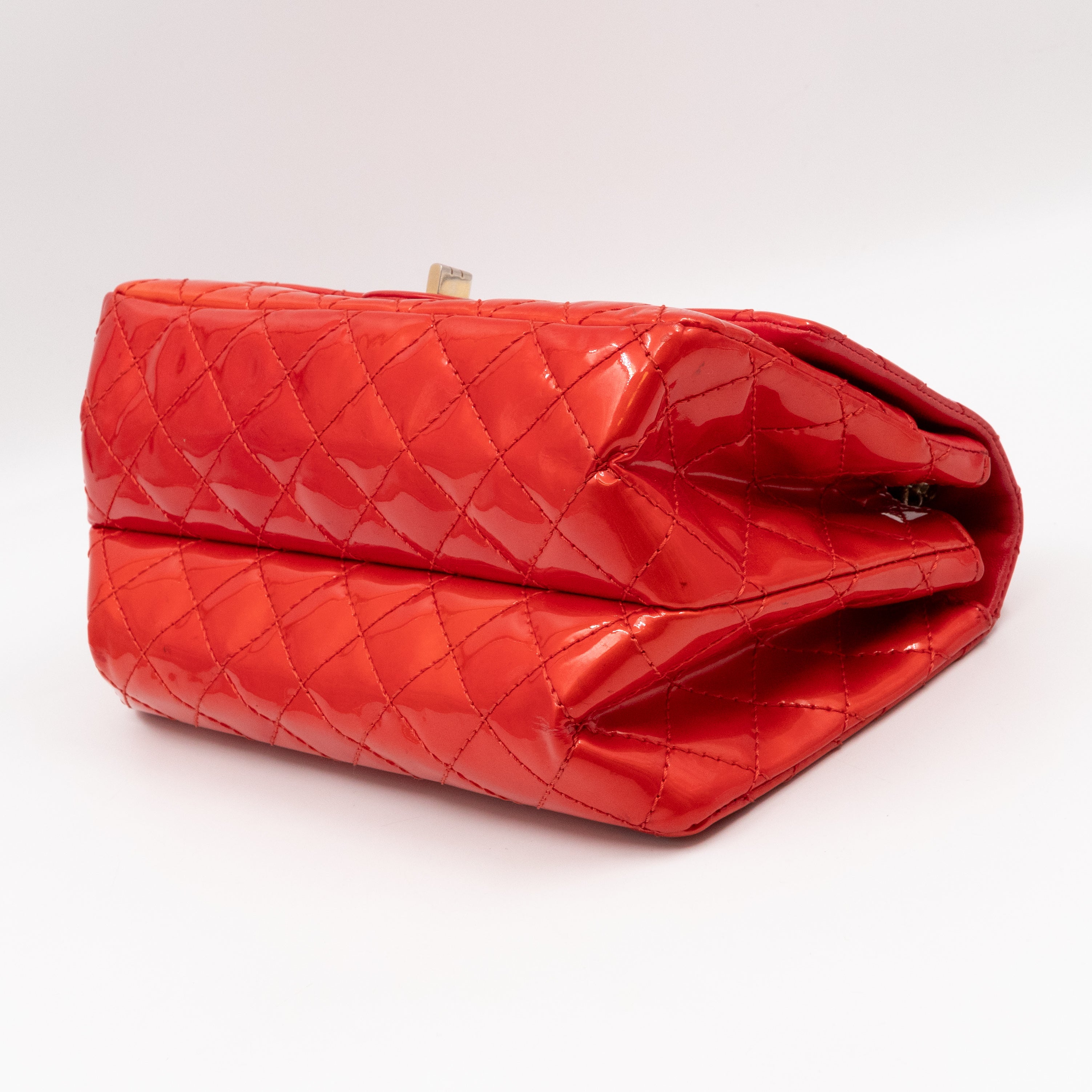 2.55 Reissue Flap Bag Red Patent Leather