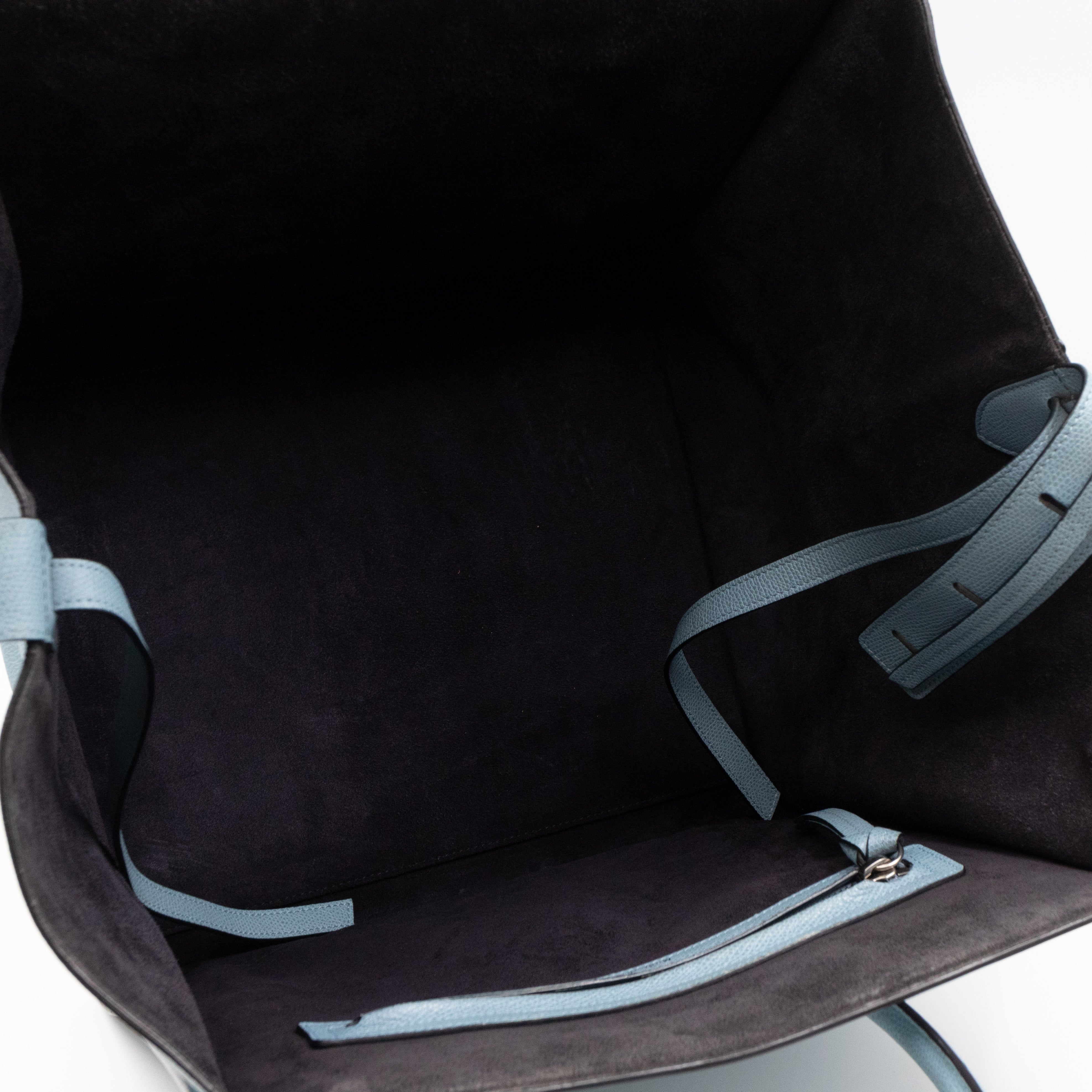 Phantom Medium Luggage Slate Blue Leather