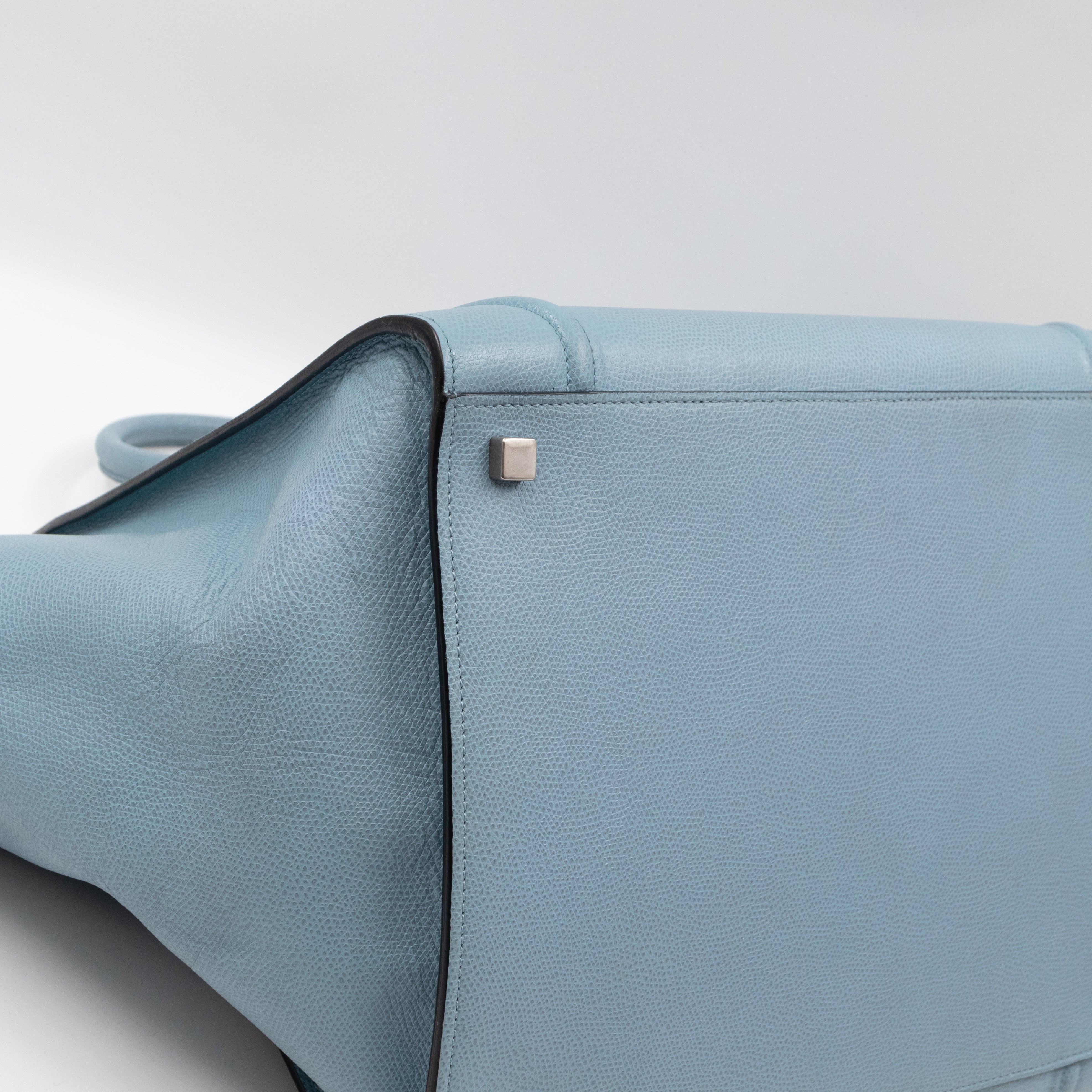 Phantom Medium Luggage Slate Blue Leather