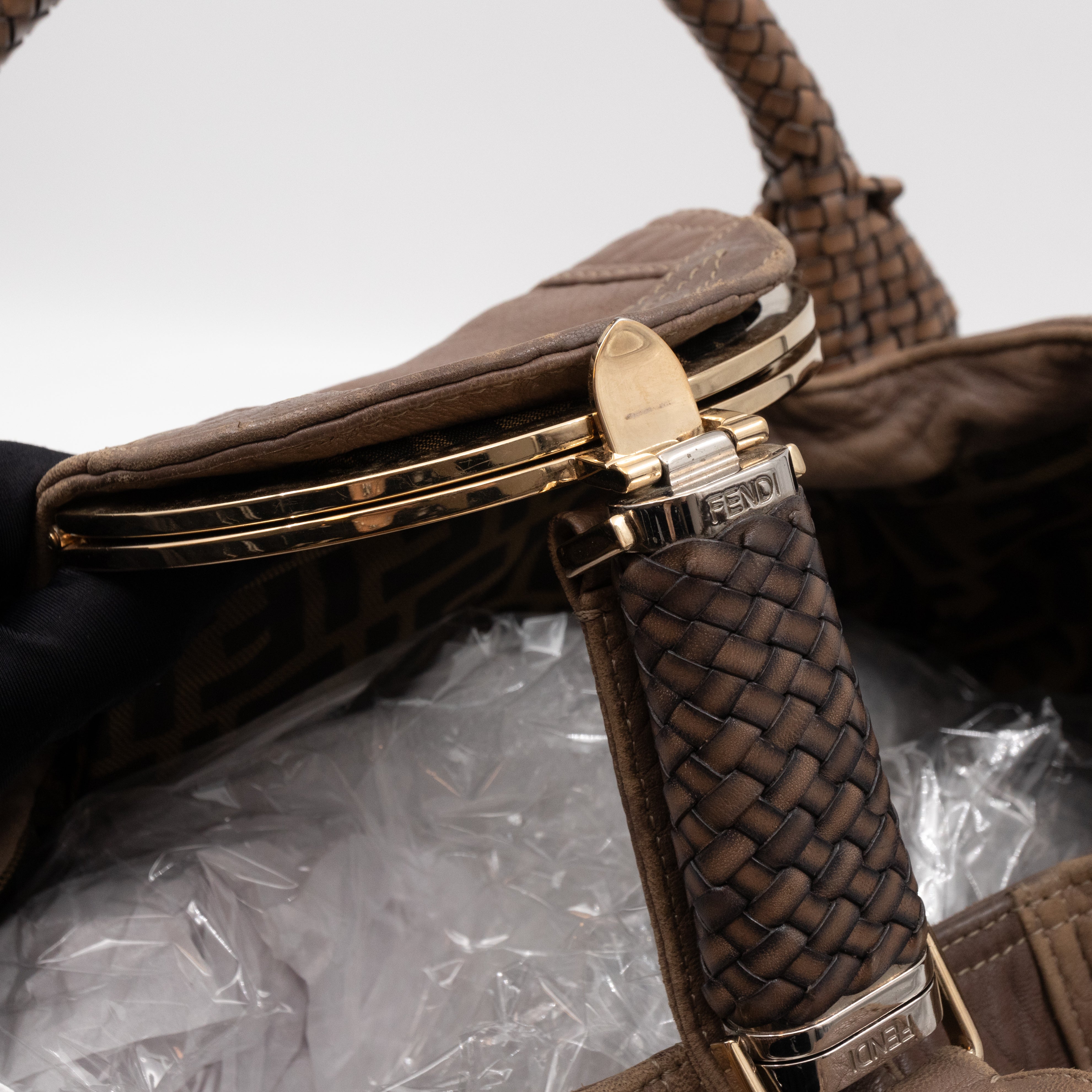 Spy Nappa Wisteria Taupe Leather