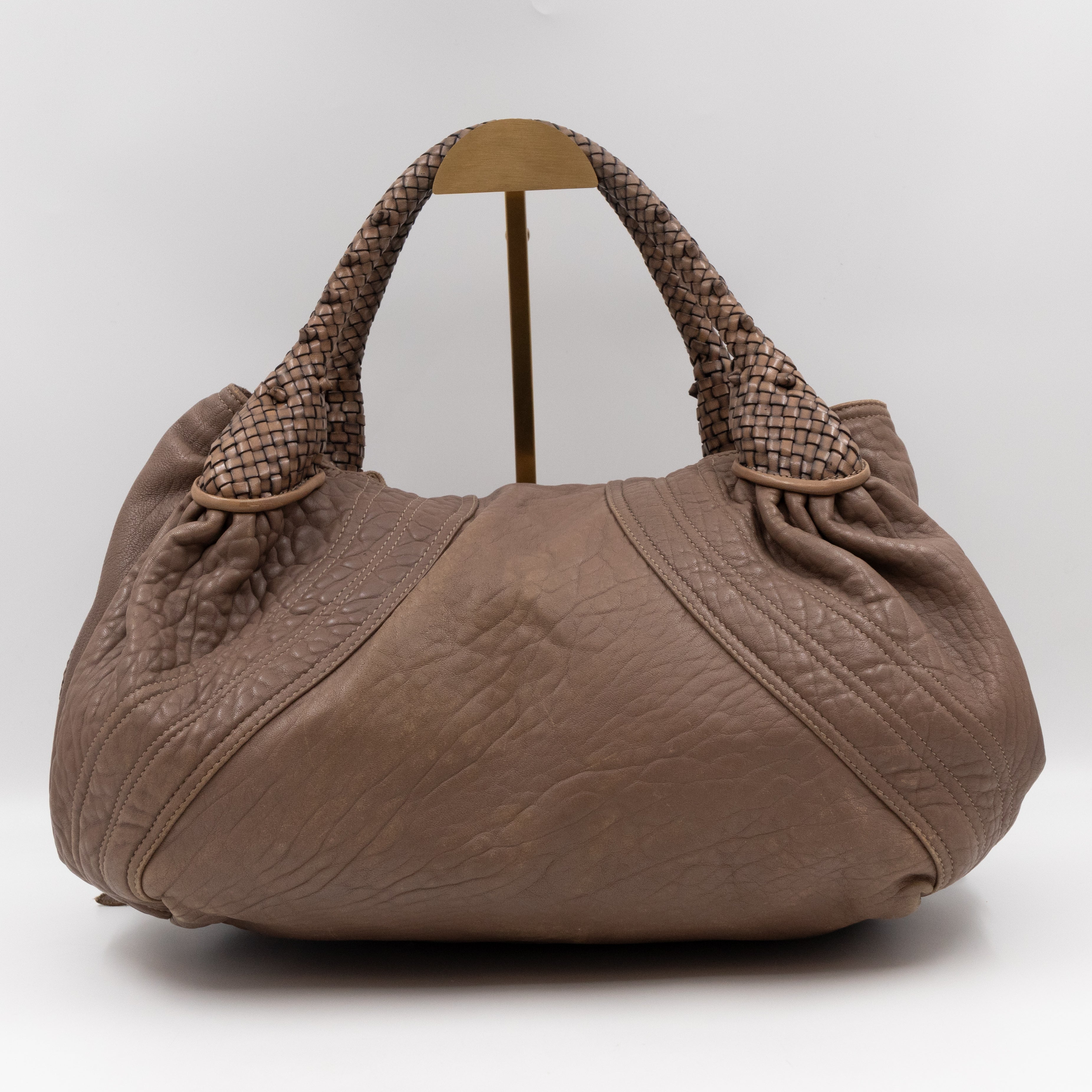 Spy Nappa Wisteria Taupe Leather