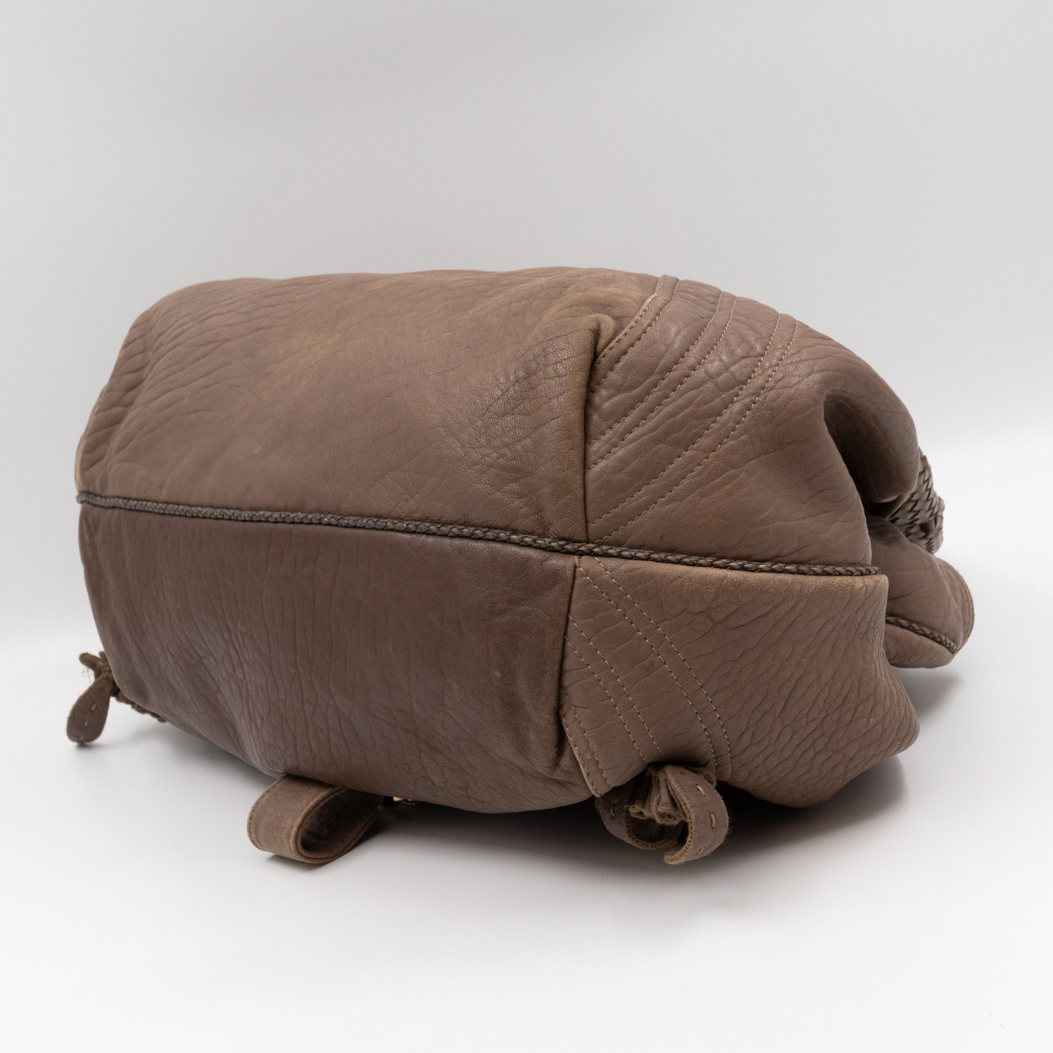 Spy Nappa Wisteria Taupe Leather