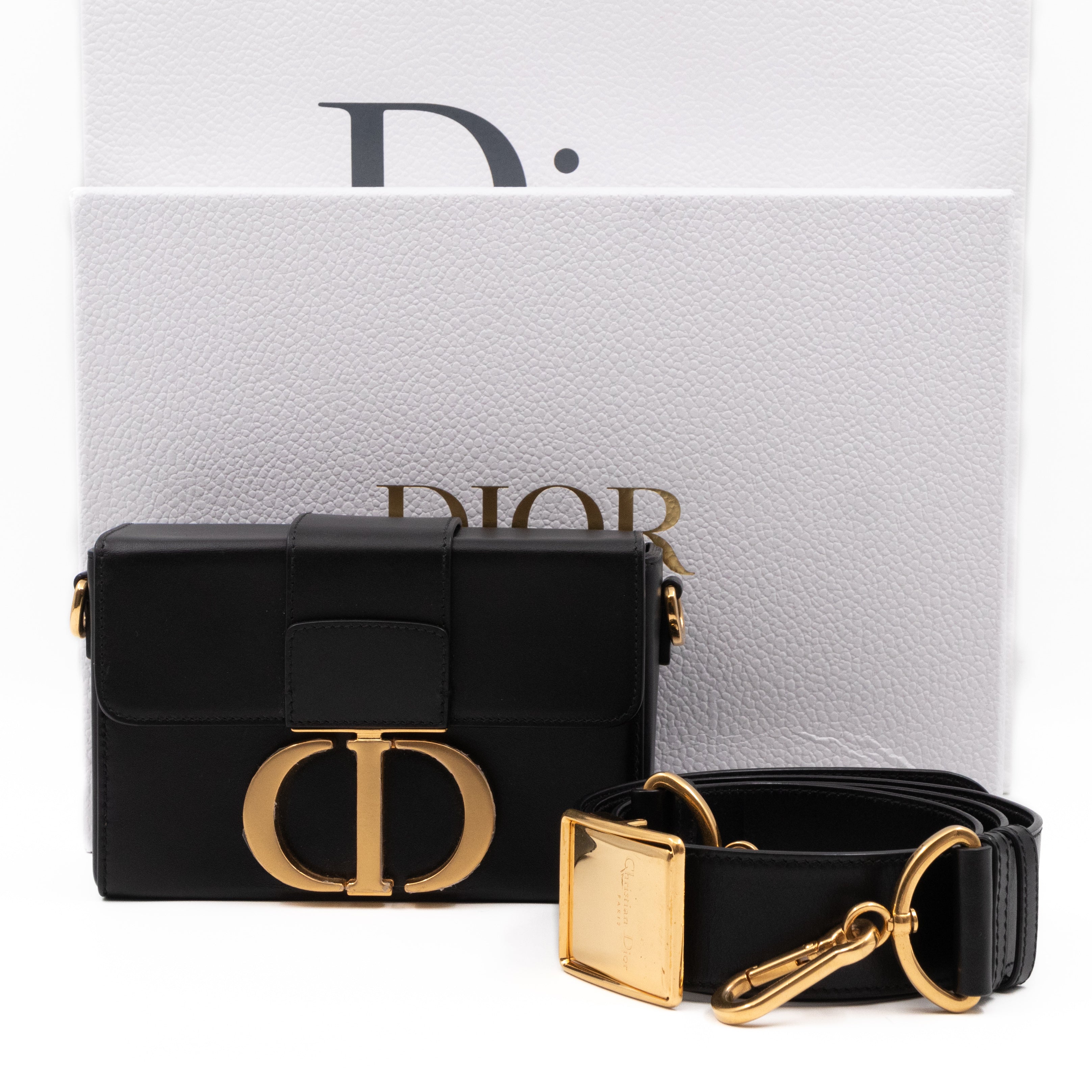 Box 30 Montaigne Black Leather