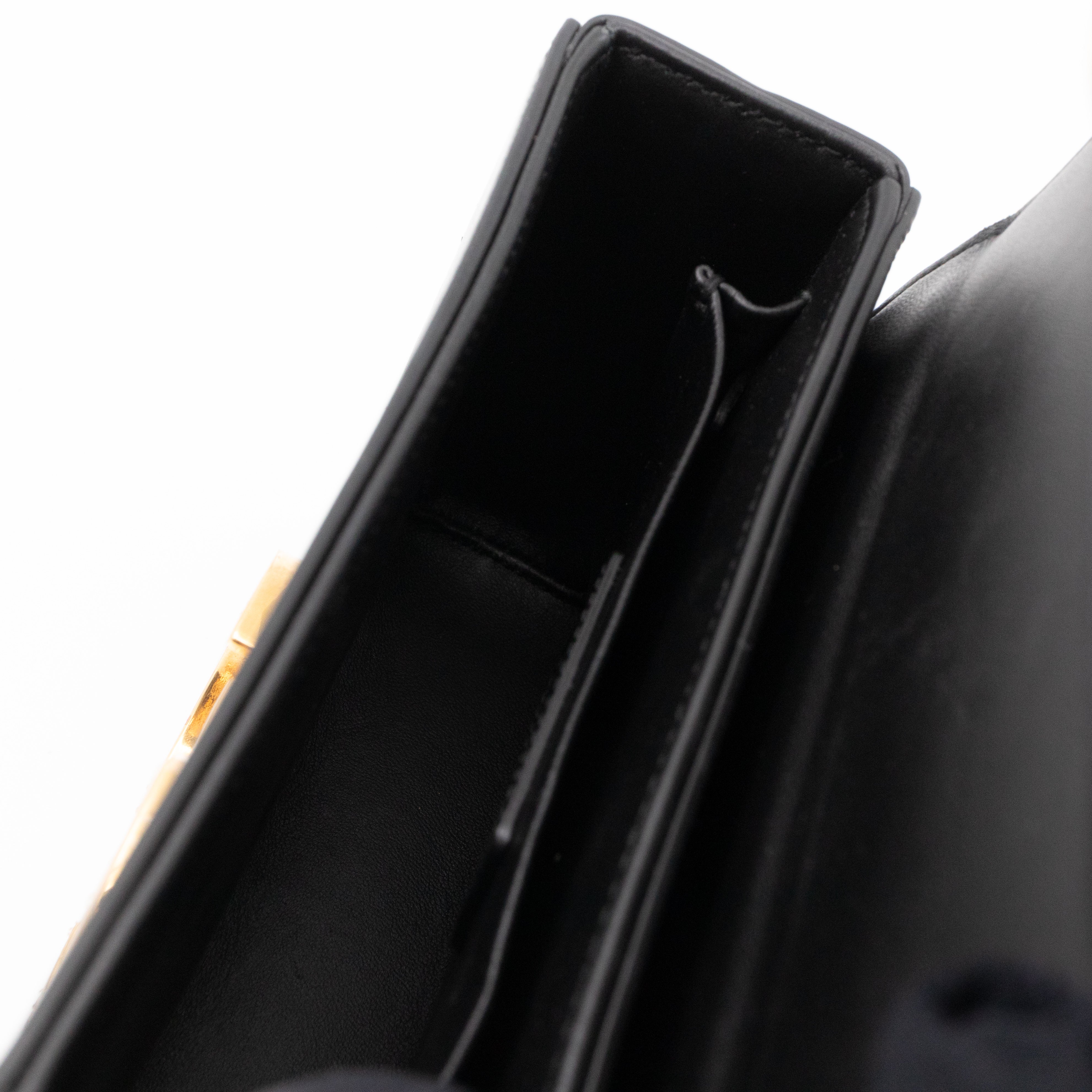 Box 30 Montaigne Black Leather