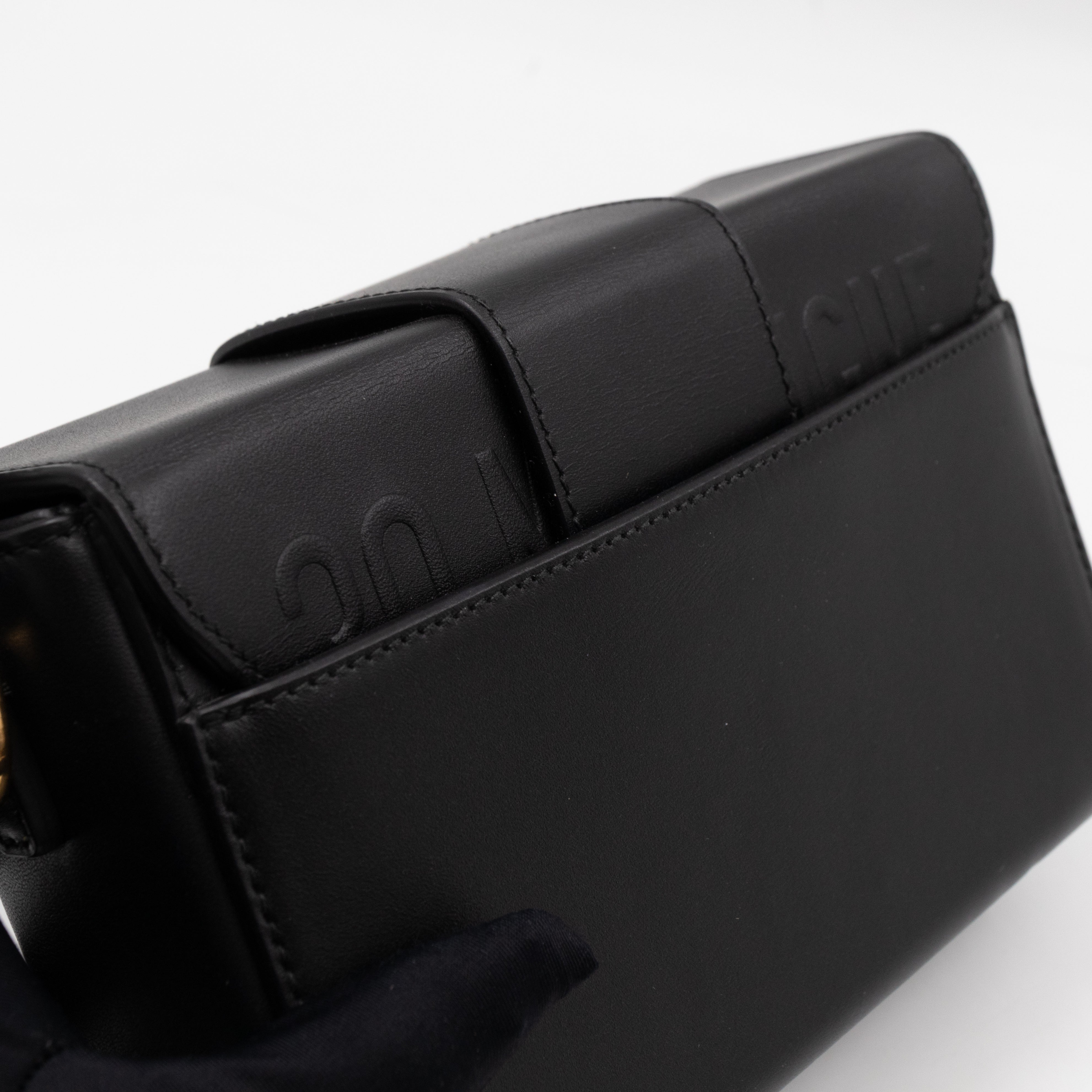 Box 30 Montaigne Black Leather