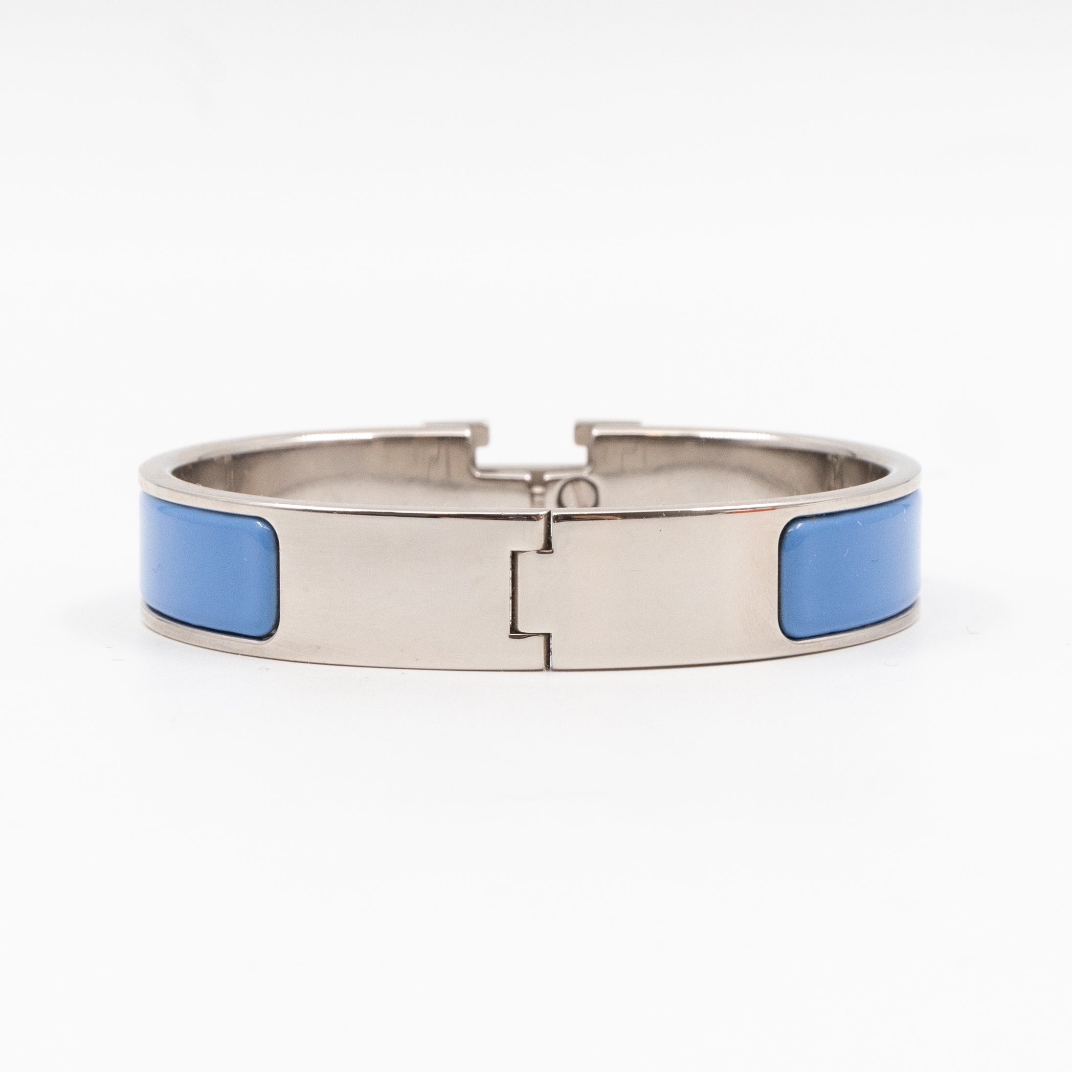 Clic H Bracelet PM Blue White Silver