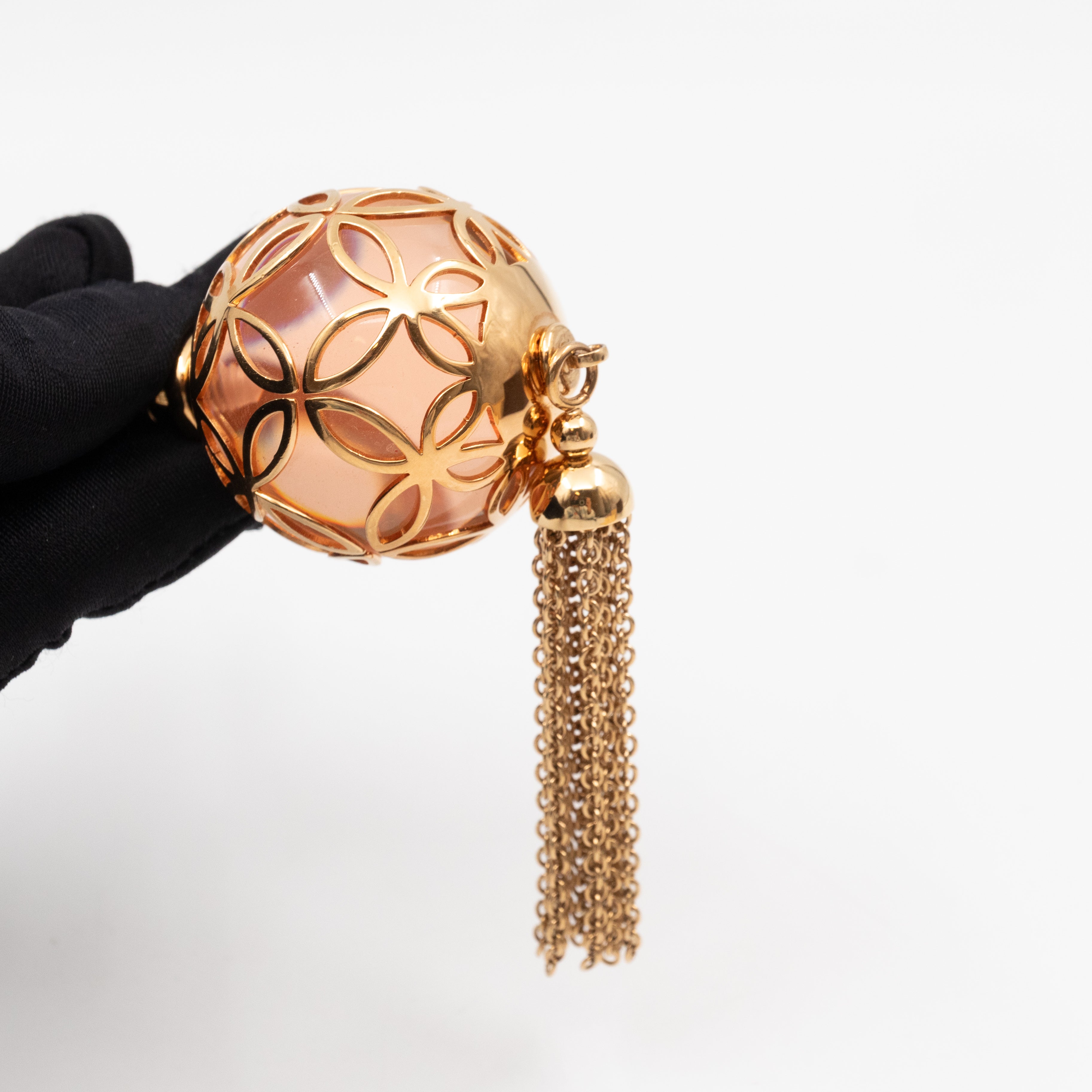 Ice Ball Key Holder Charm