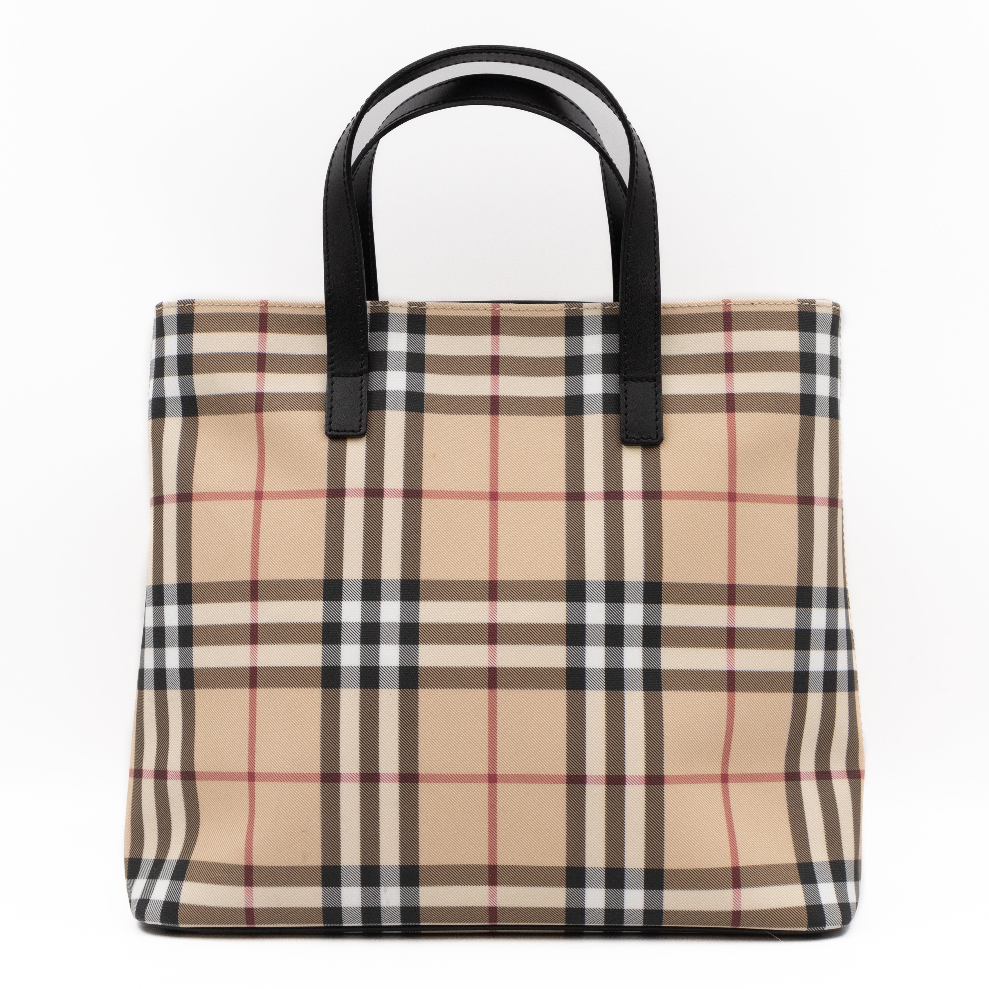 Tote Bag House Nova Check Coated Canvas