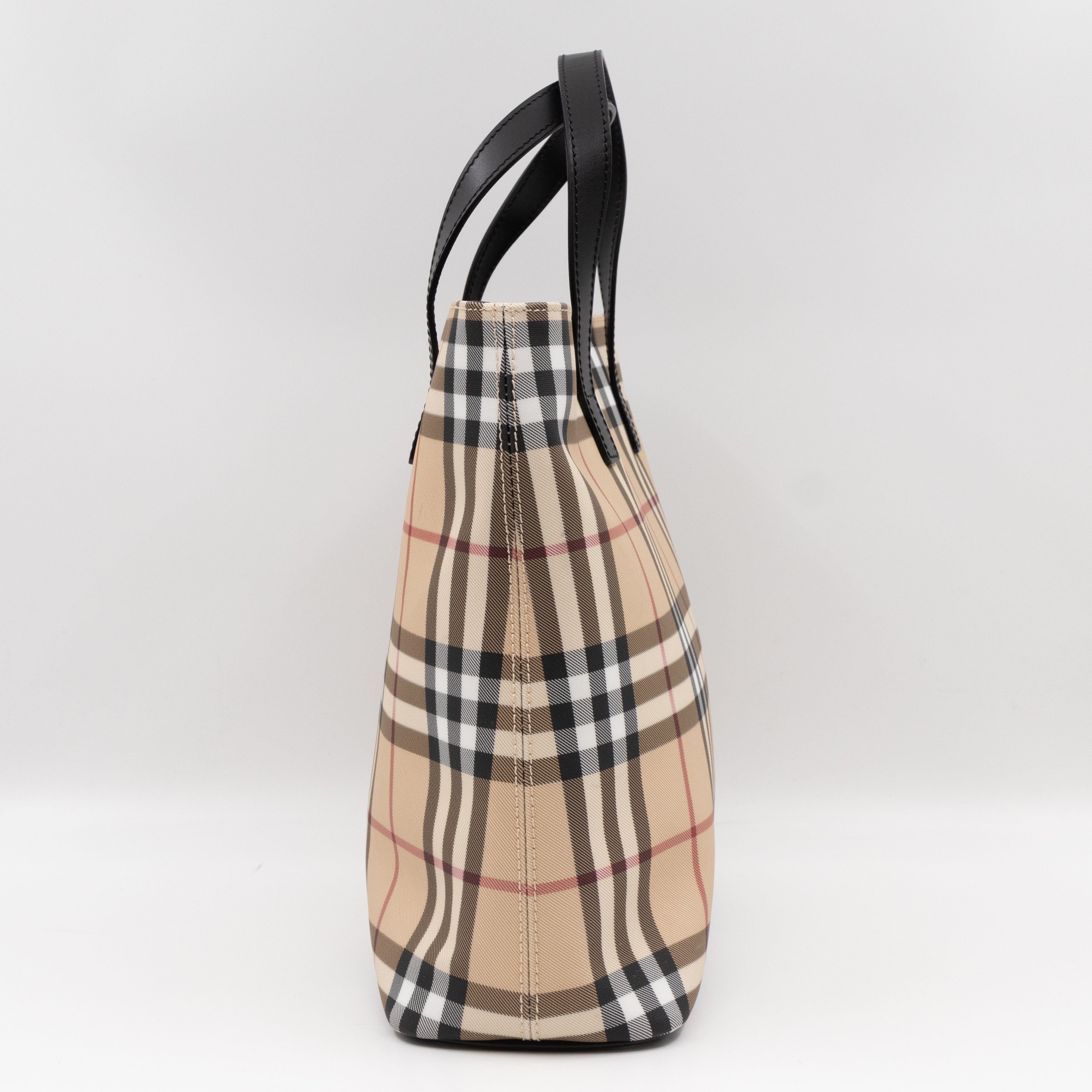 Tote Bag House Nova Check Coated Canvas