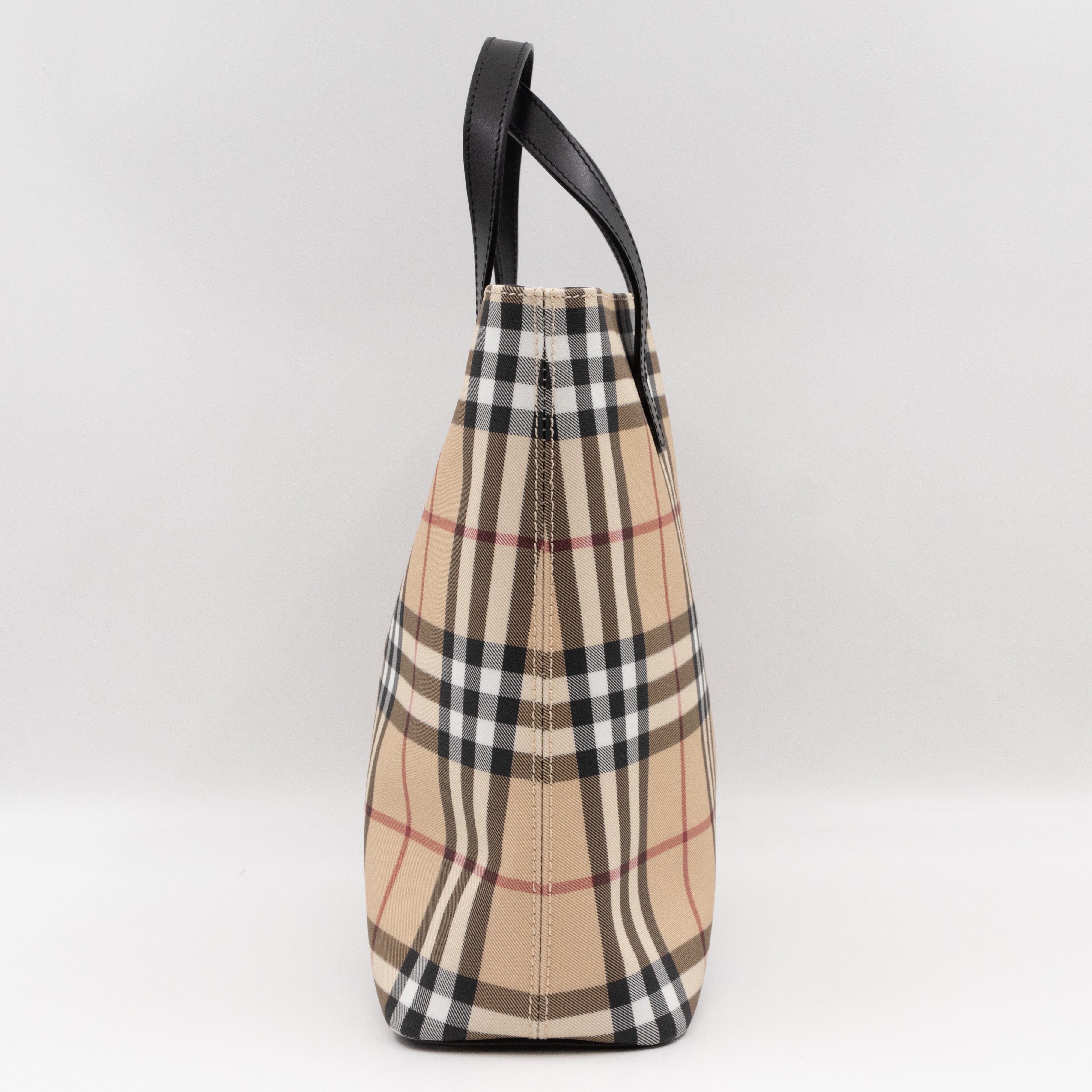 Tote Bag House Nova Check Coated Canvas