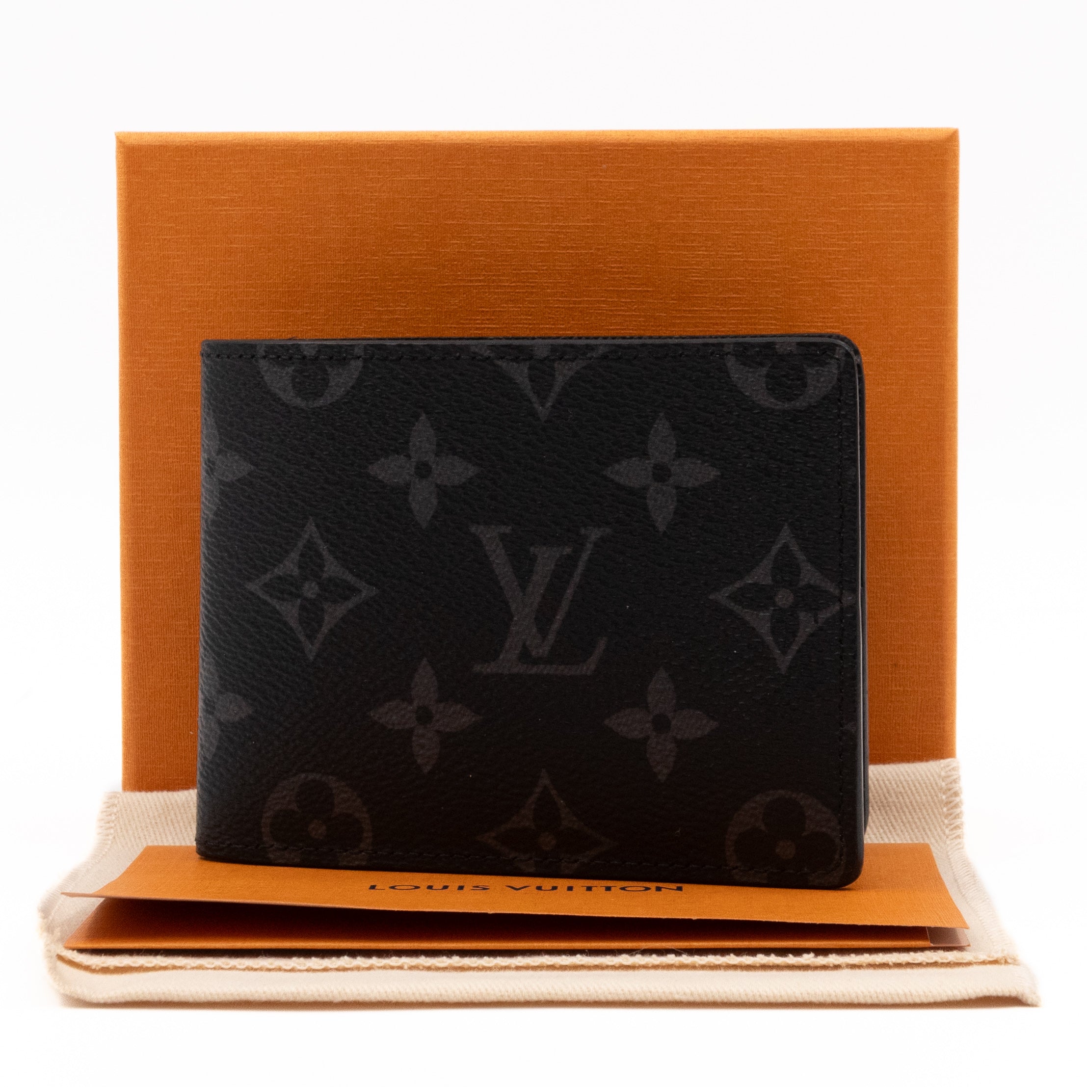 Slender Wallet Monogram Eclipse