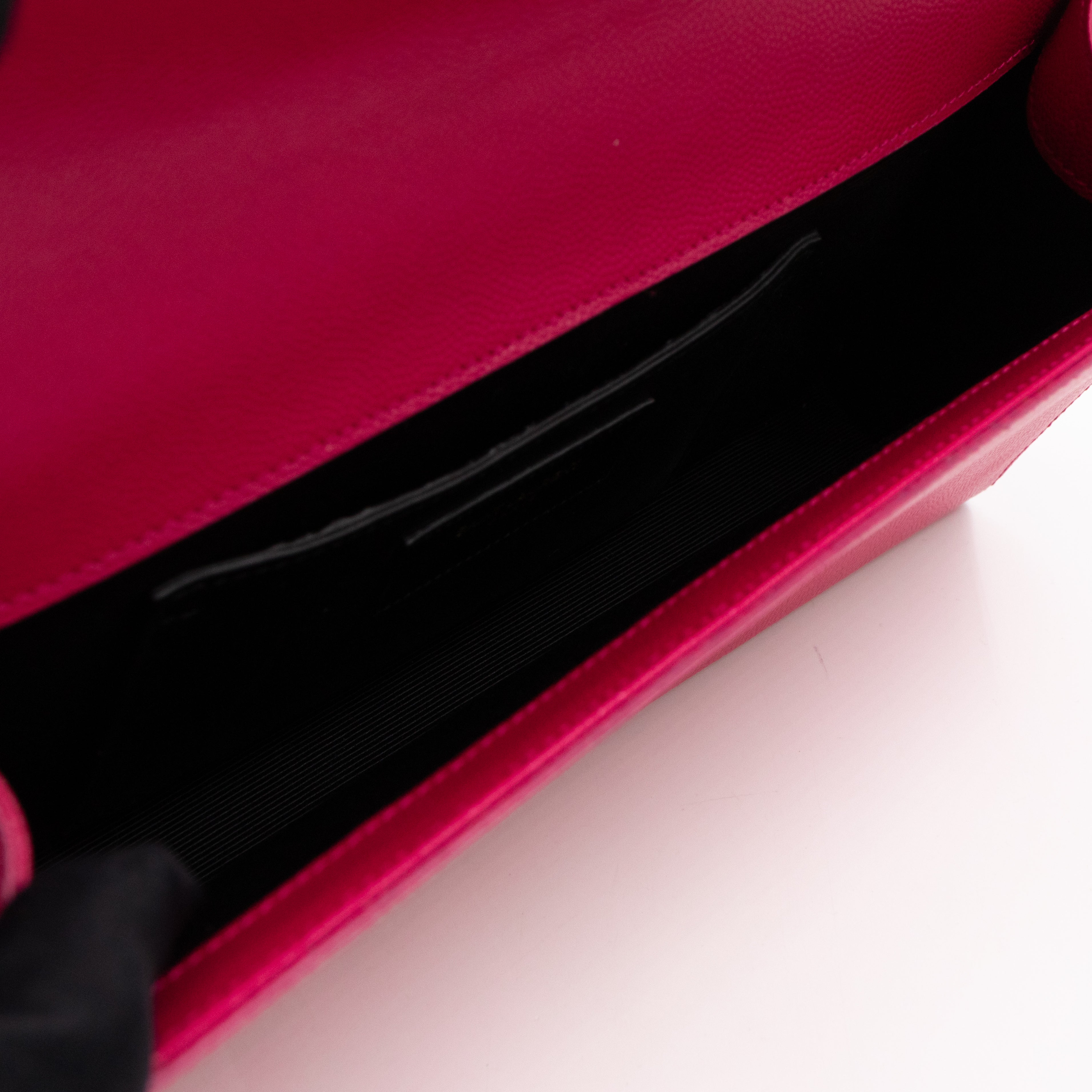 Kate Medium Clutch Pink Leather