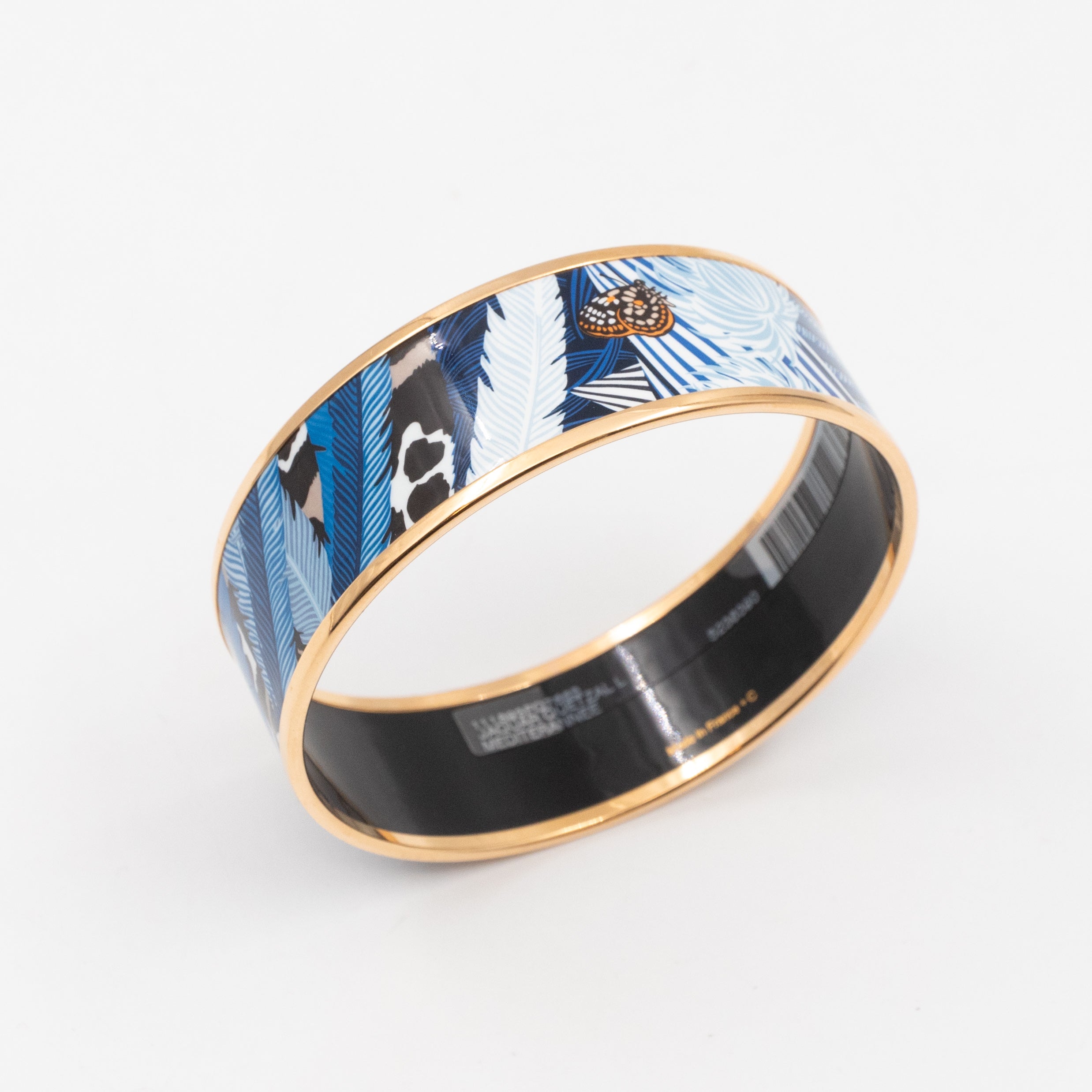 Jaquar Quetzal L Blue Bangle Bracelet