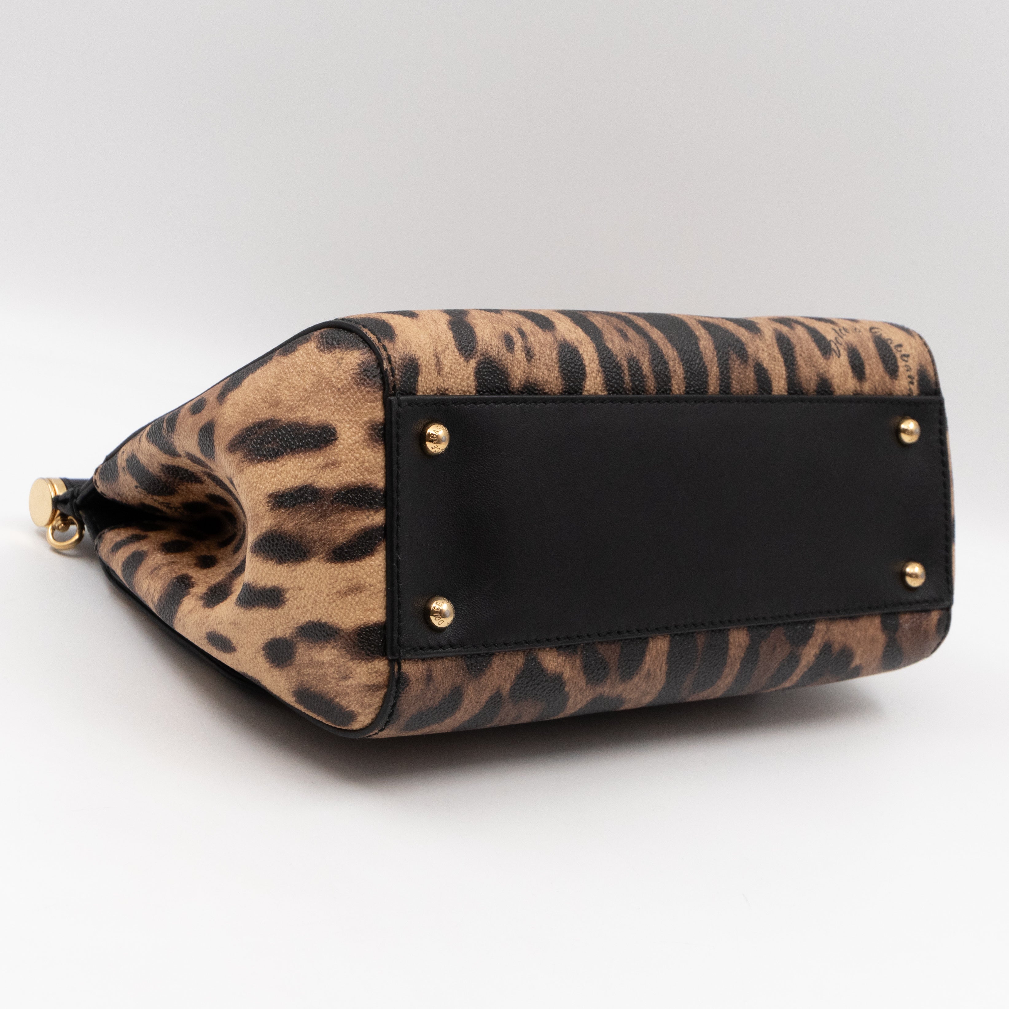Sicily Medium Dauphine Leather Leopard