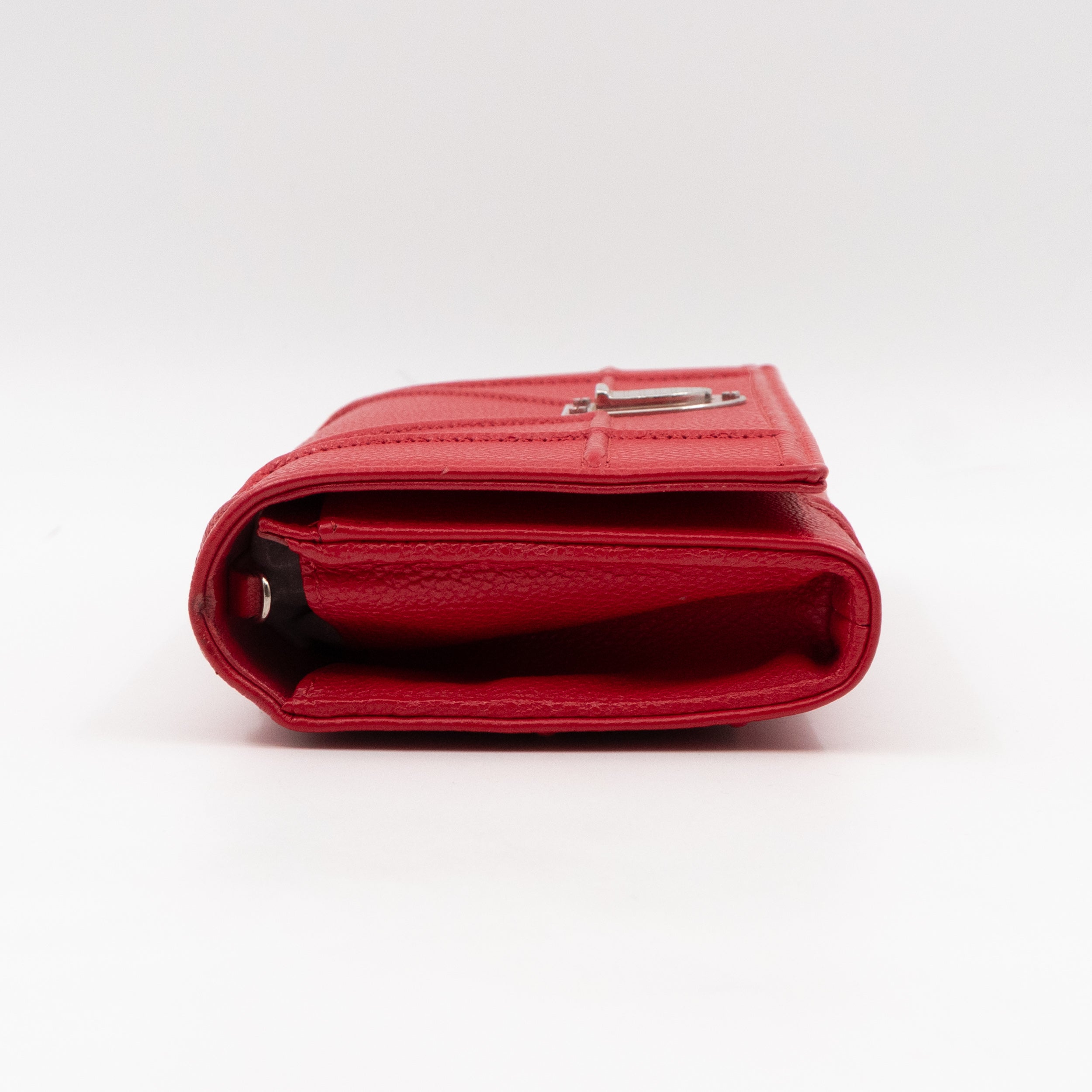 Diorama Croisiere Wallet On Chain Red Leather