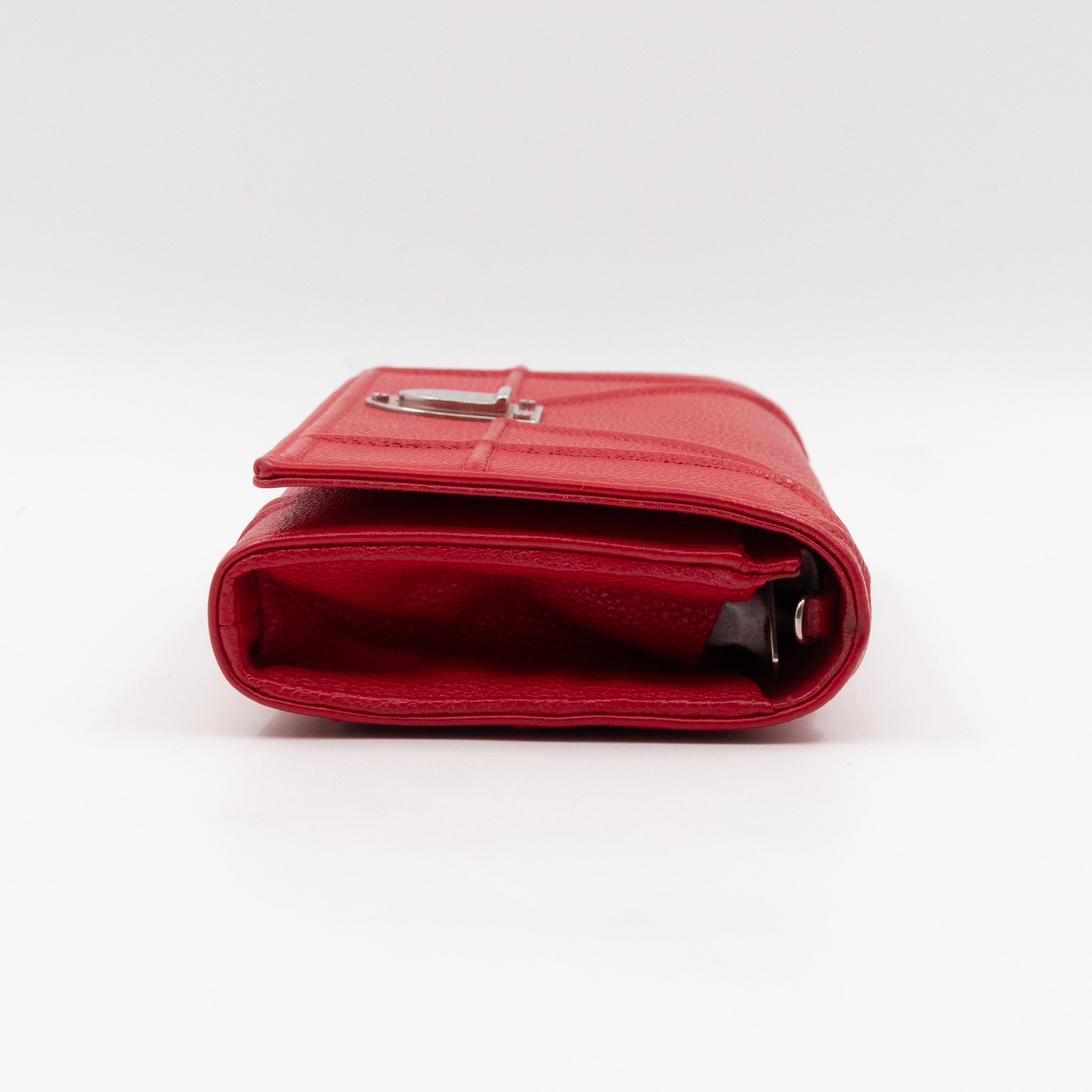 Diorama Croisiere Wallet On Chain Red Leather