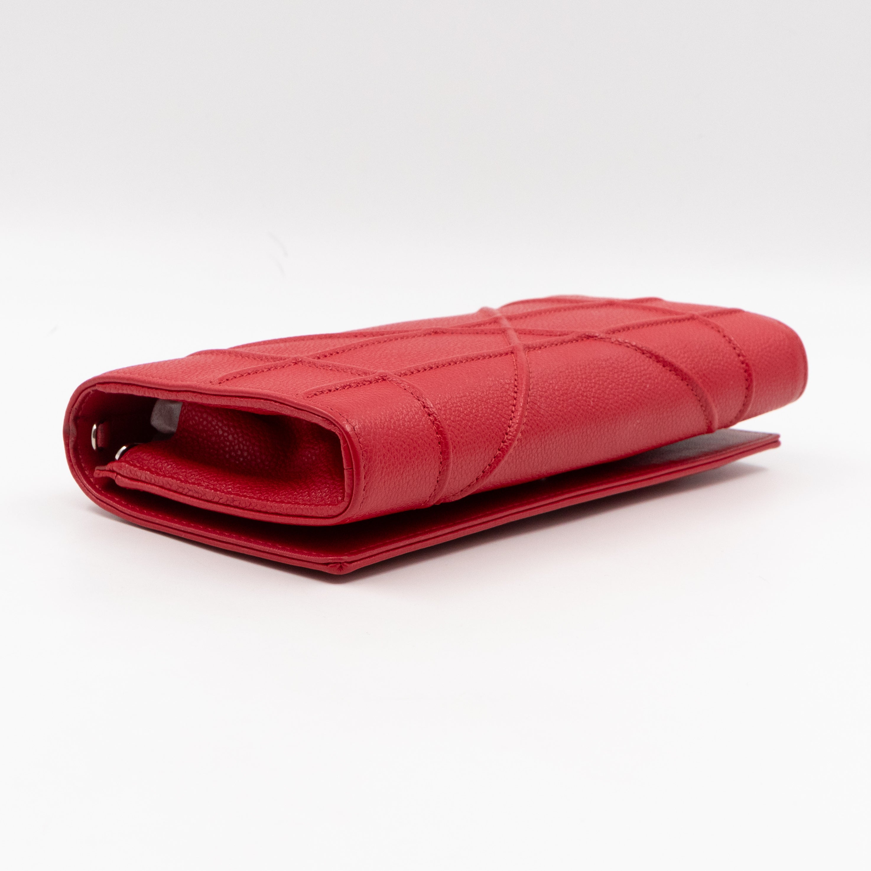 Diorama Croisiere Wallet On Chain Red Leather