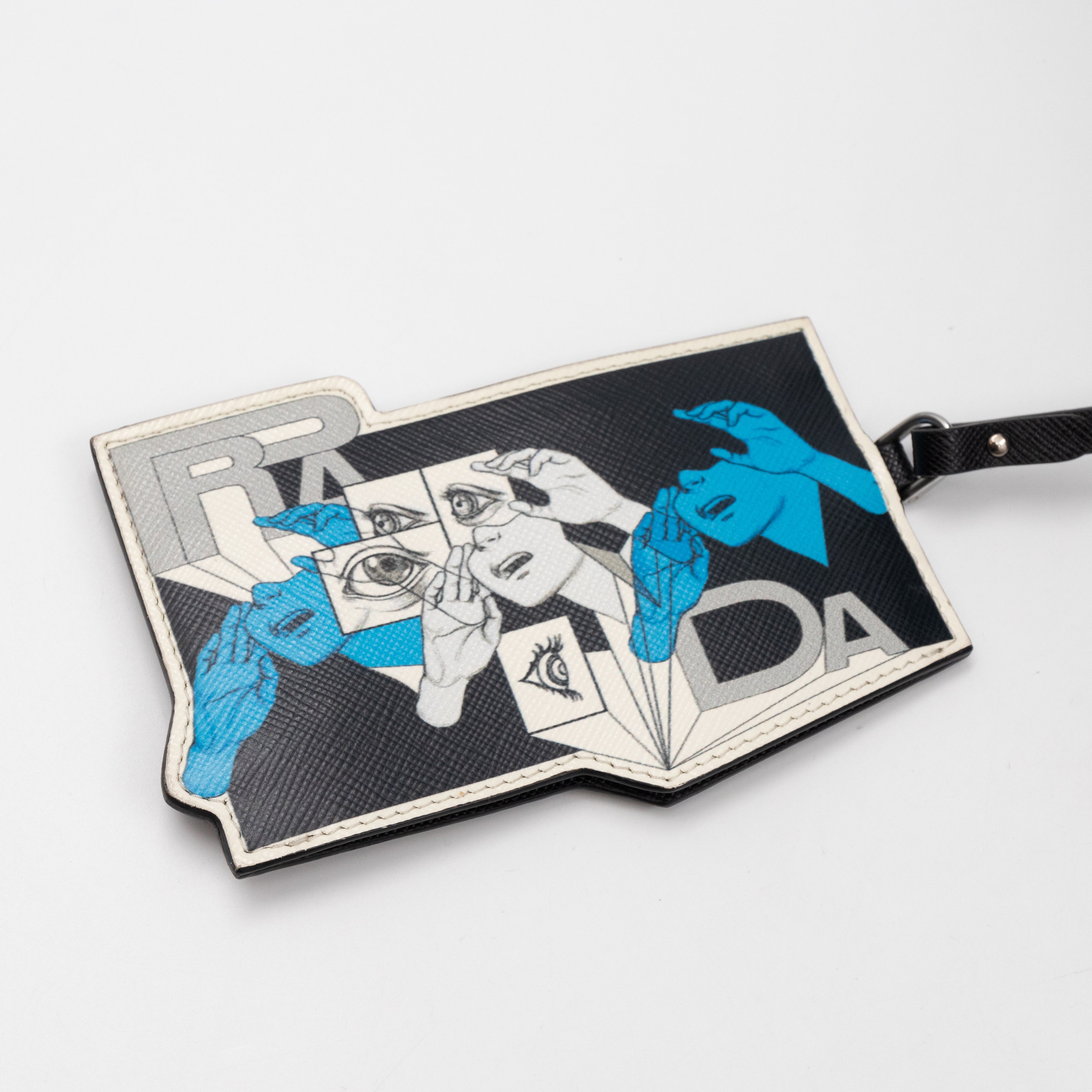 Duffle James Jean Large Blue Leather