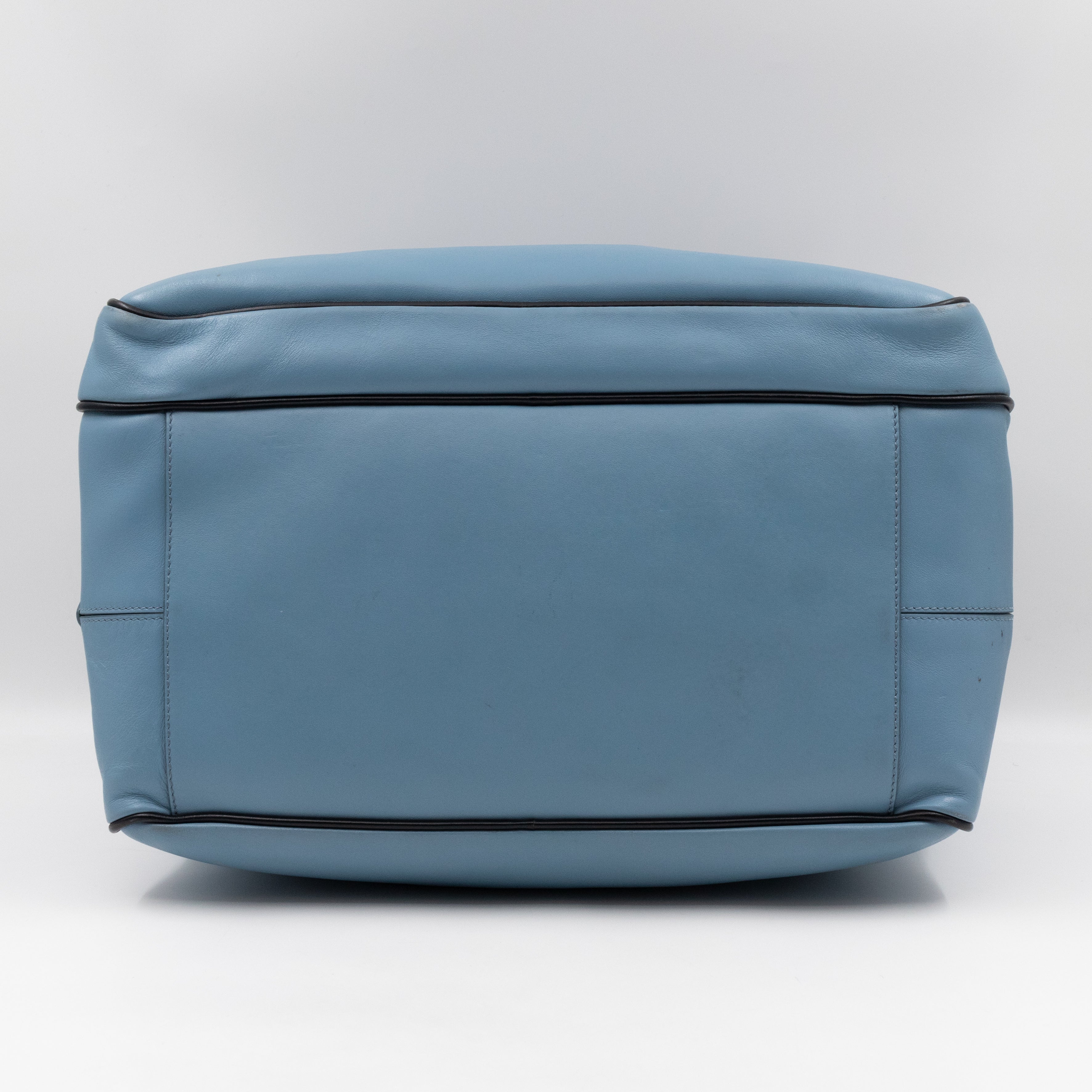 Duffle James Jean Large Blue Leather