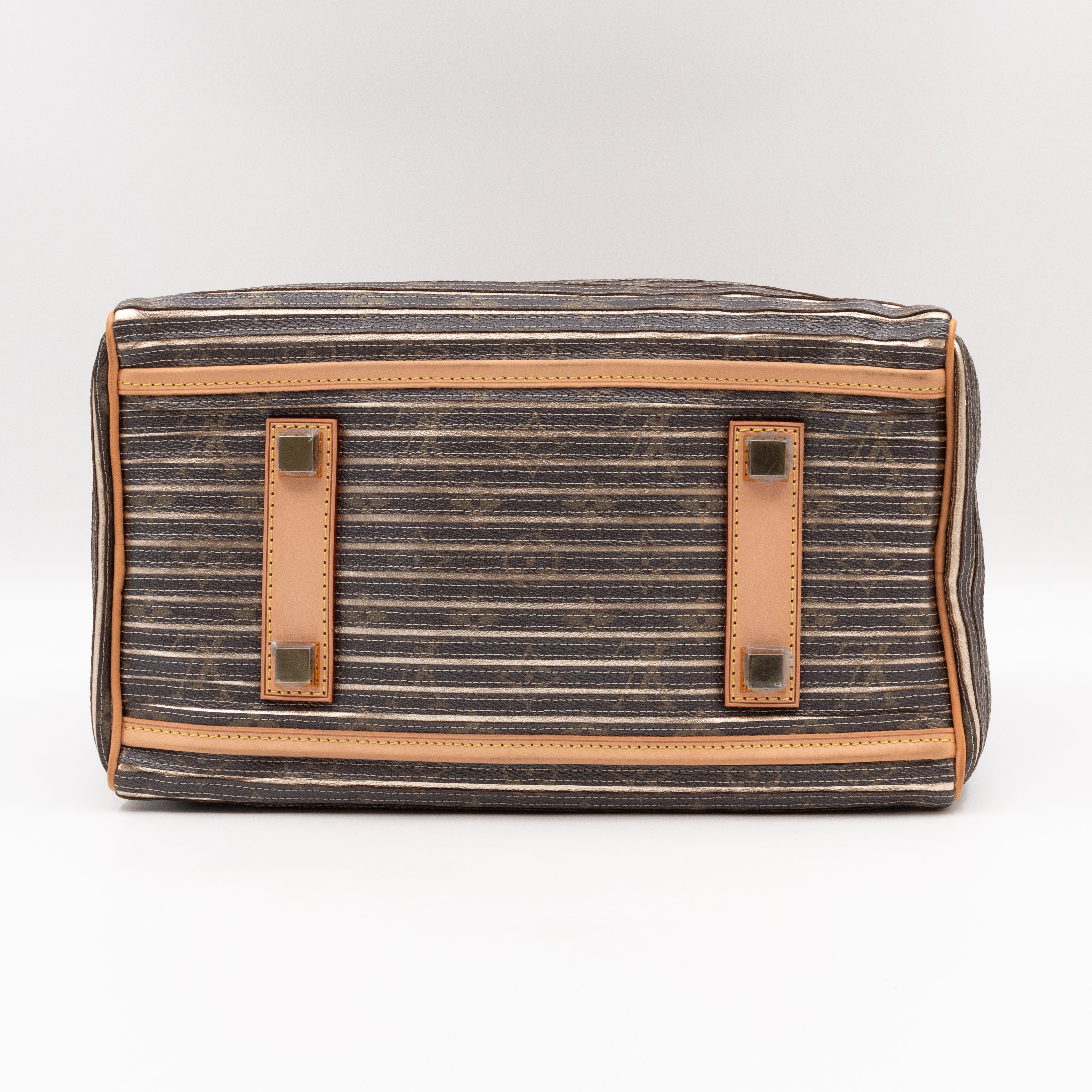 Speedy 30 Bandouliere Monogram Eden Argent