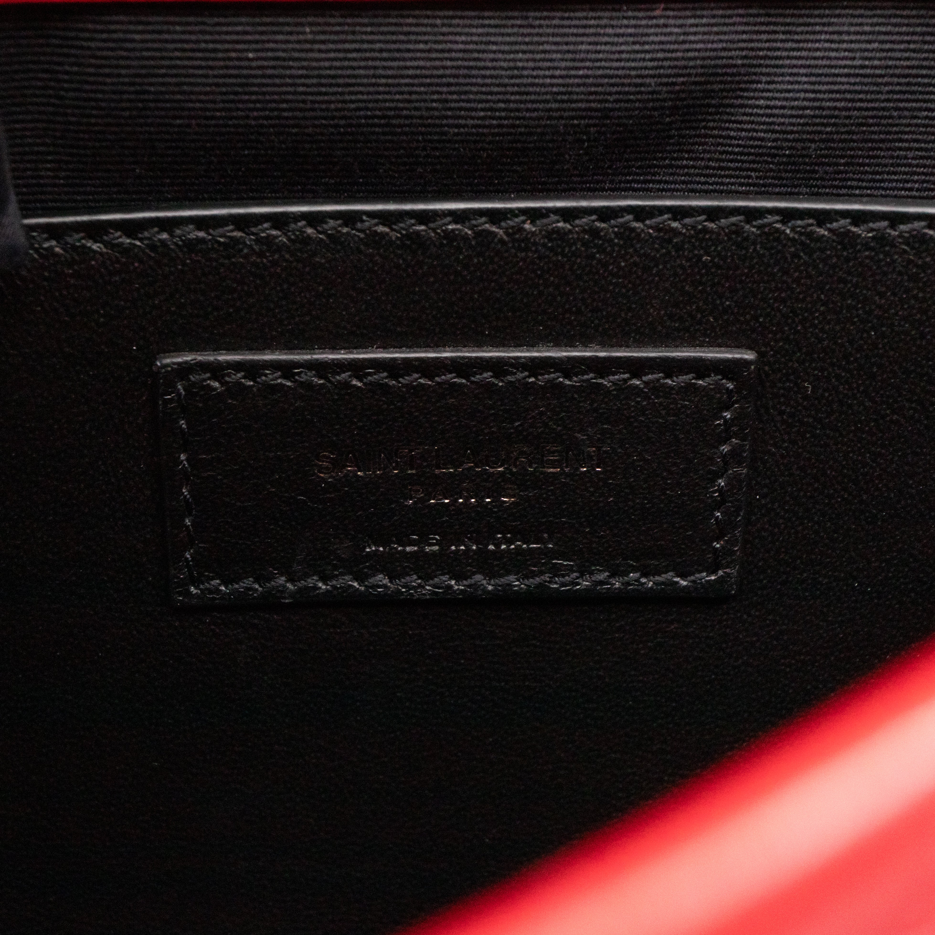 Niki Baby Red Vintage Style Leather