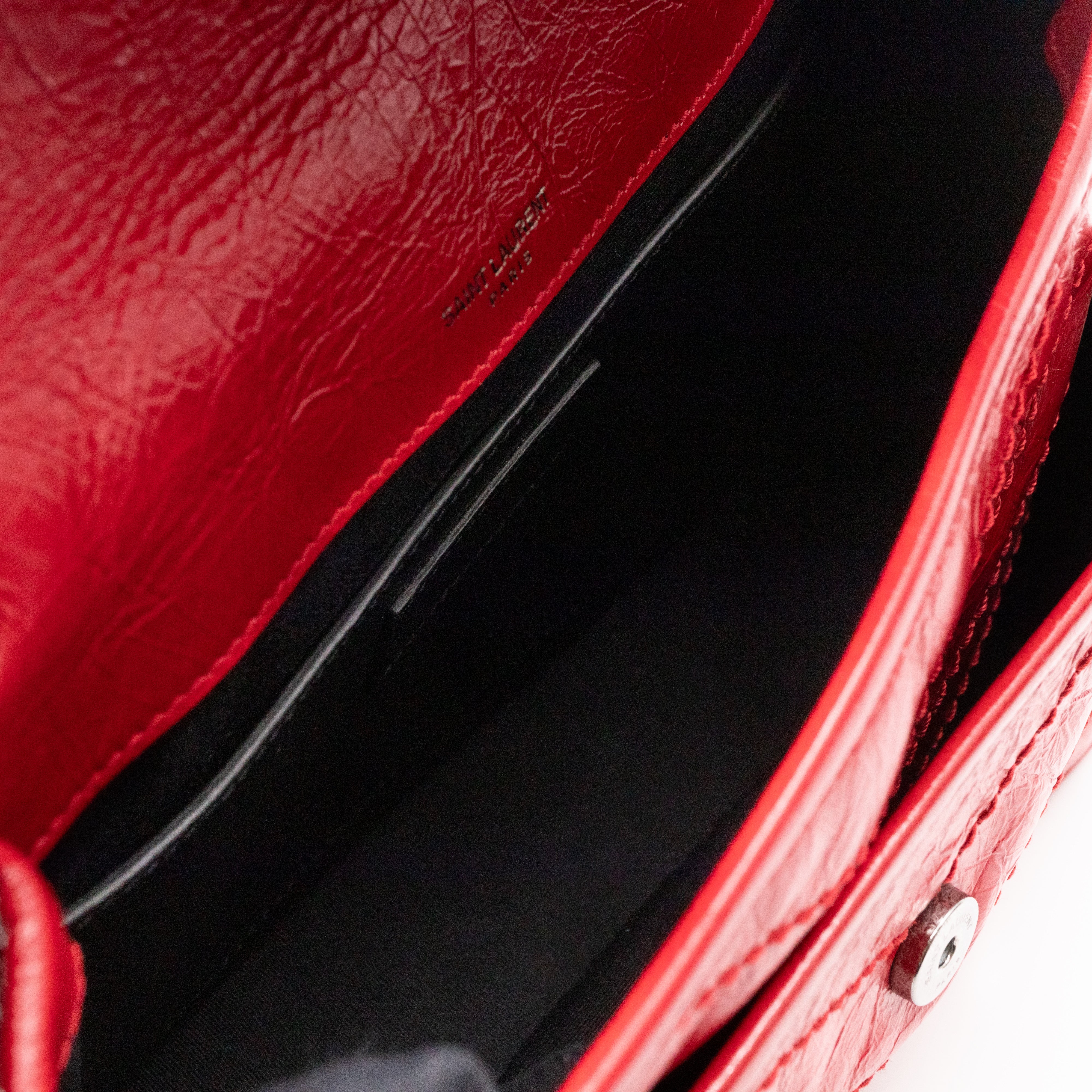 Niki Baby Red Vintage Style Leather