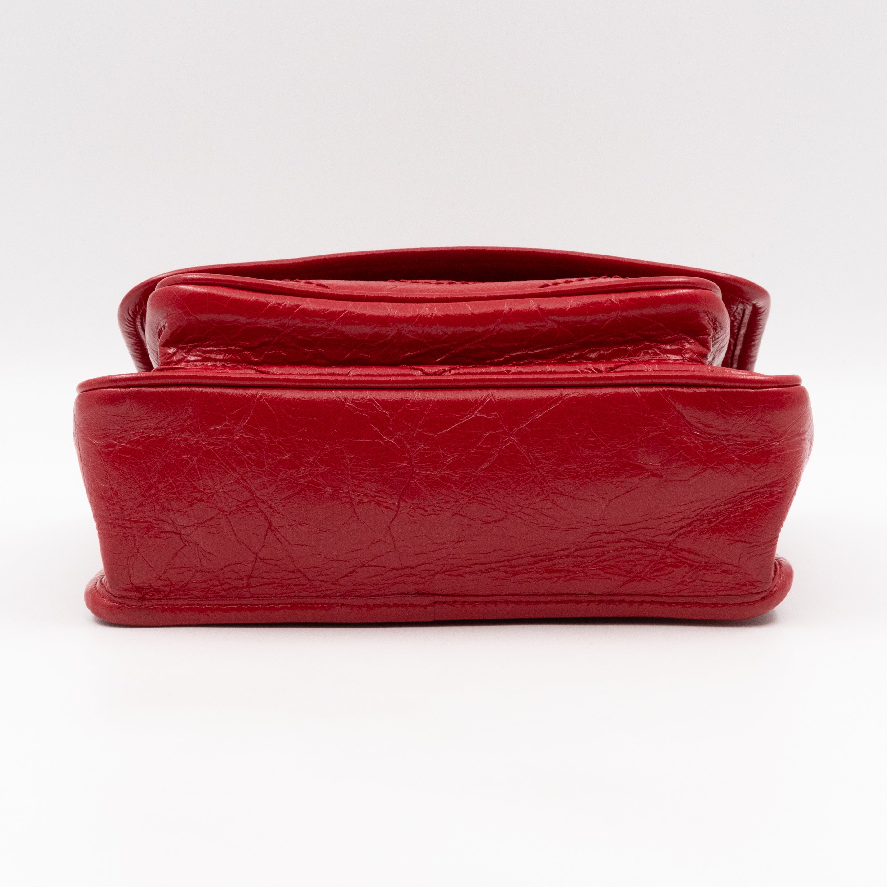 Niki Baby Red Vintage Style Leather