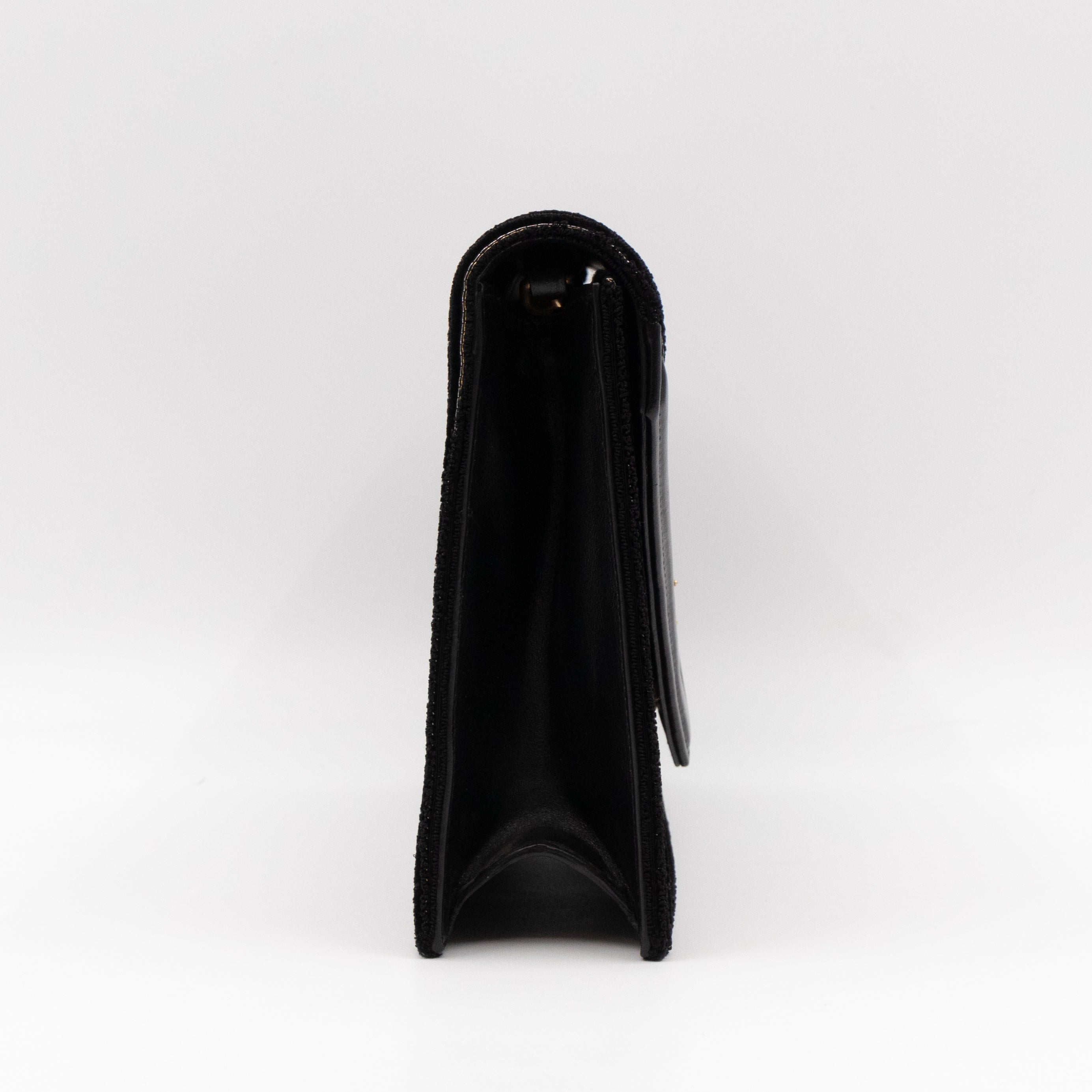 Le Sept Monogram Envelope Crossbody Black Velvet