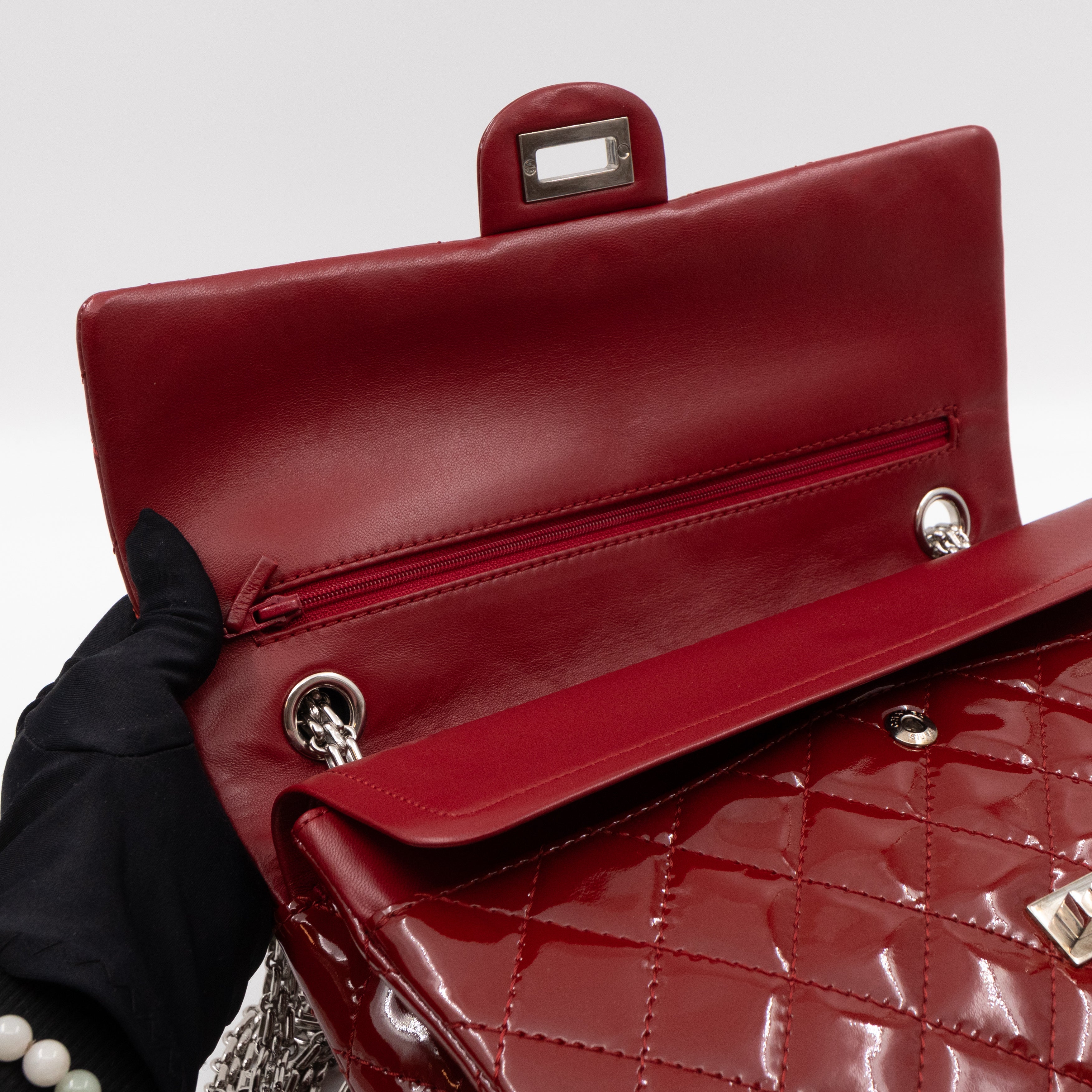 2.55 Reissue 225 Red Patent Leather