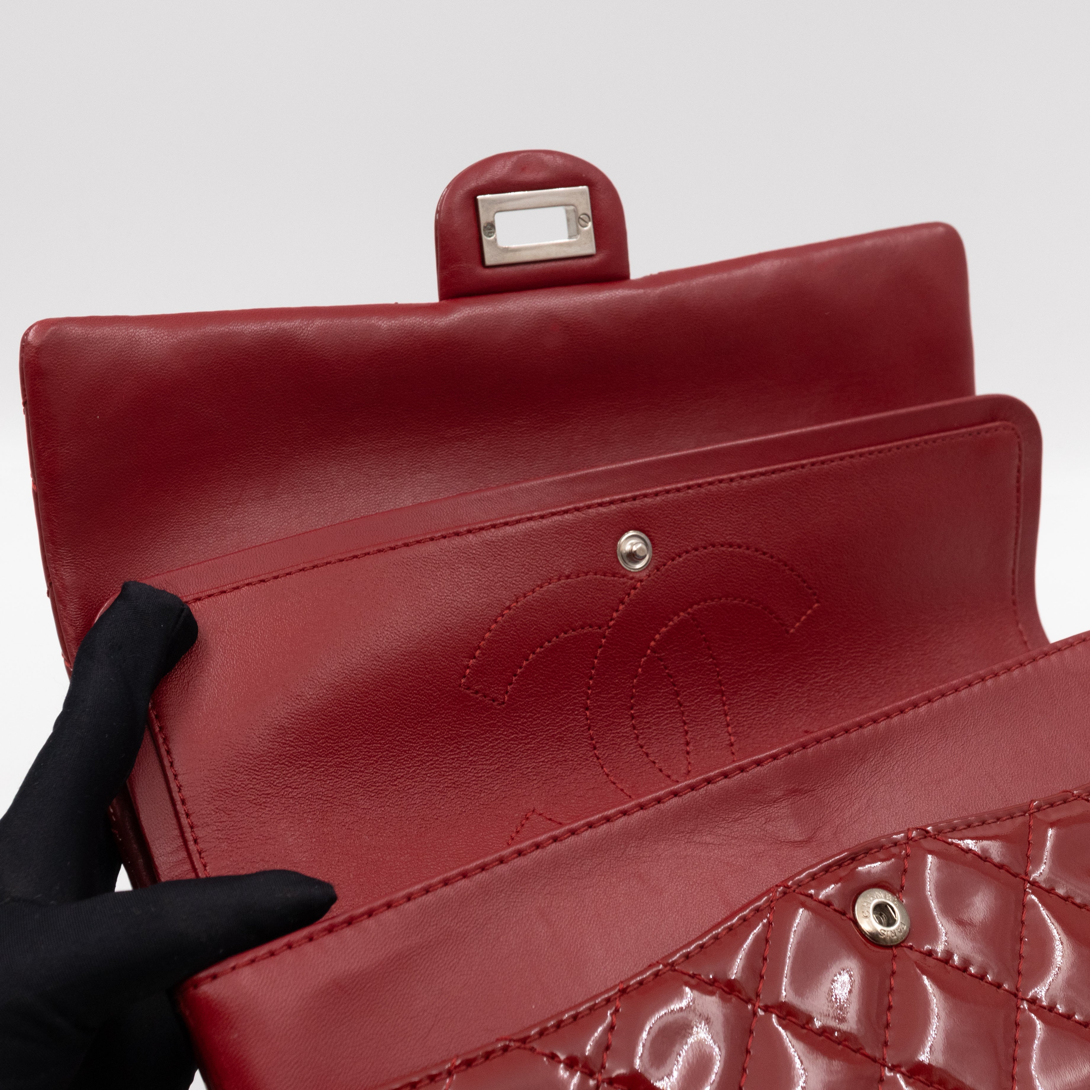 2.55 Reissue 225 Red Patent Leather