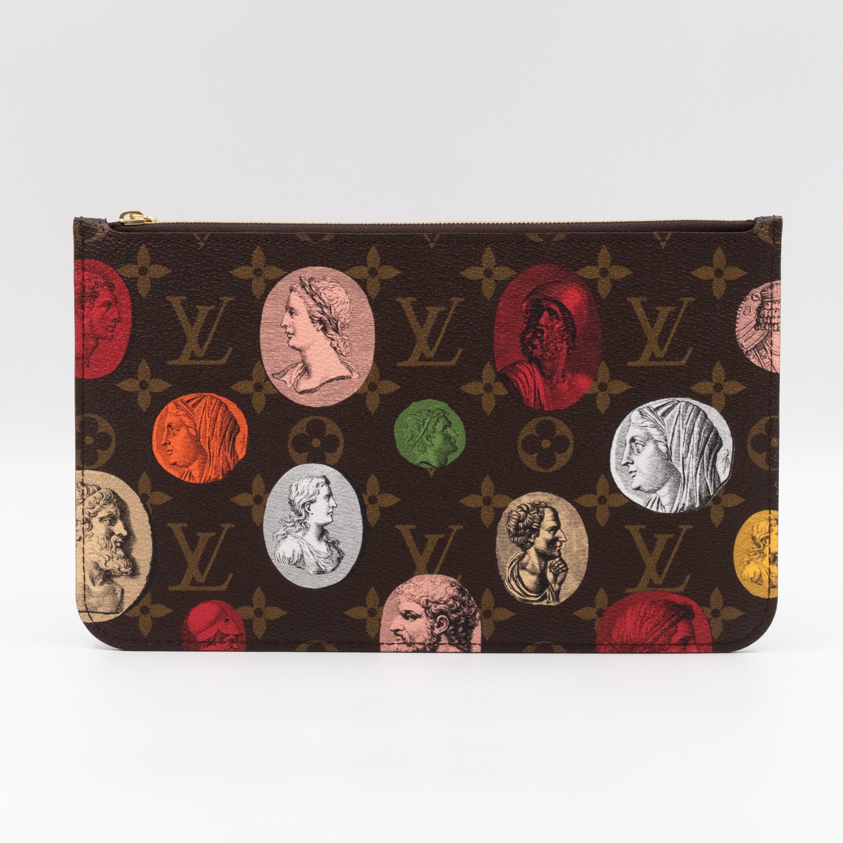 Neverfull Pochette LV x Fornasetti Monogram Cameo