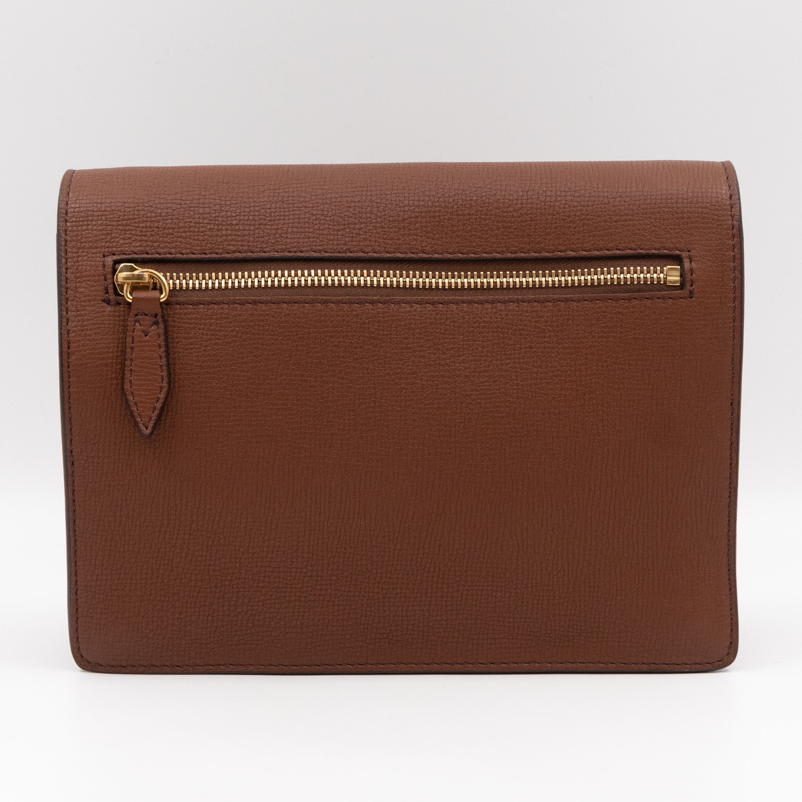 Macken Crossbody Bag House Check & Brown Leather