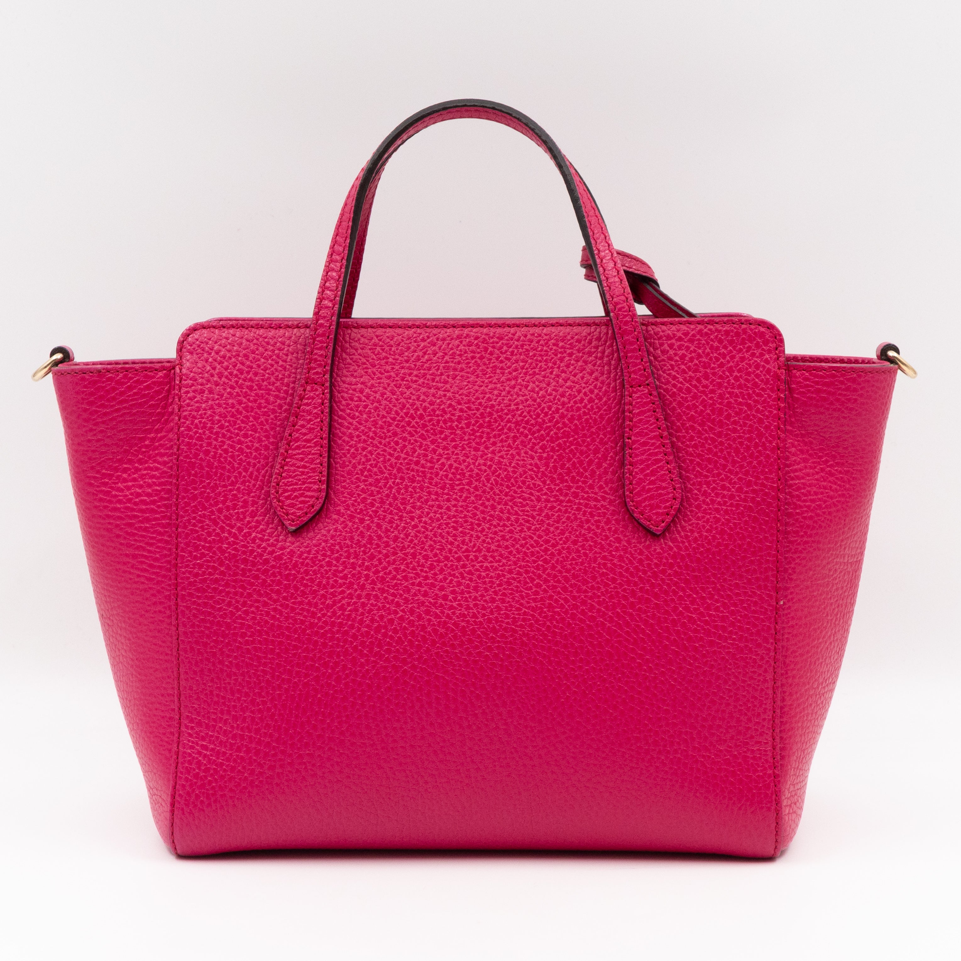 Swing Mini Pink Leather Crossbody Bag