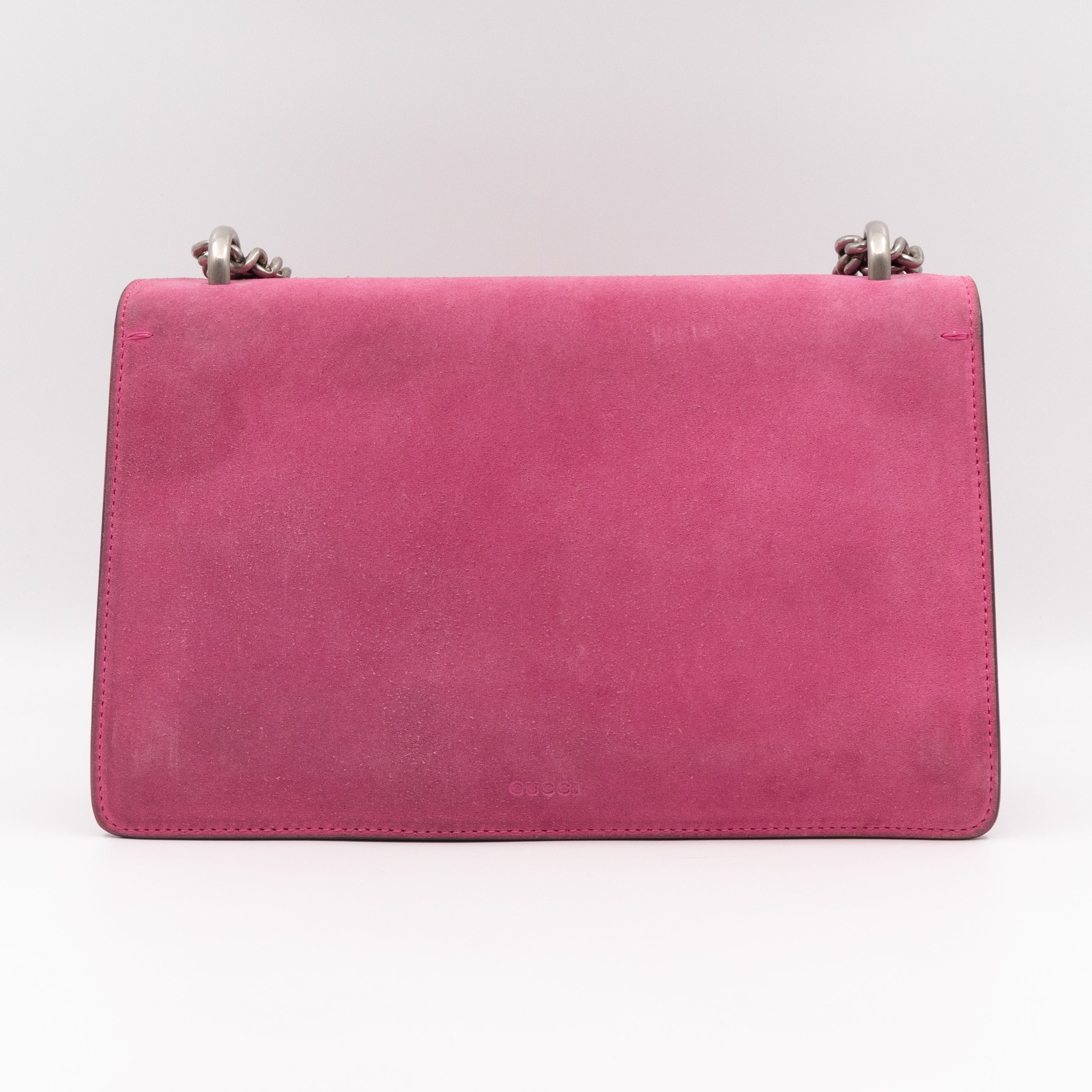 Dionysus Small Pink Suede Leather