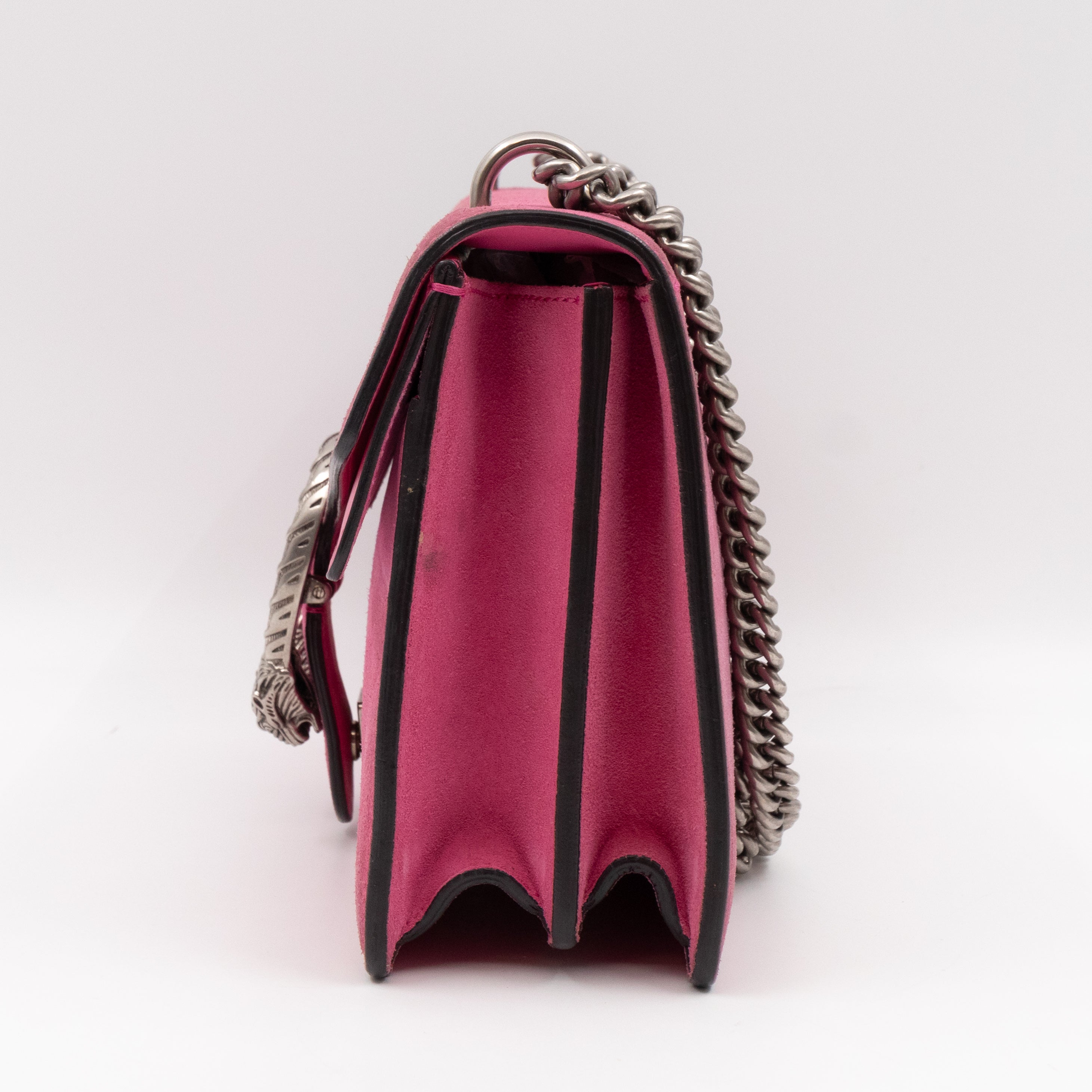 Dionysus Small Pink Suede Leather