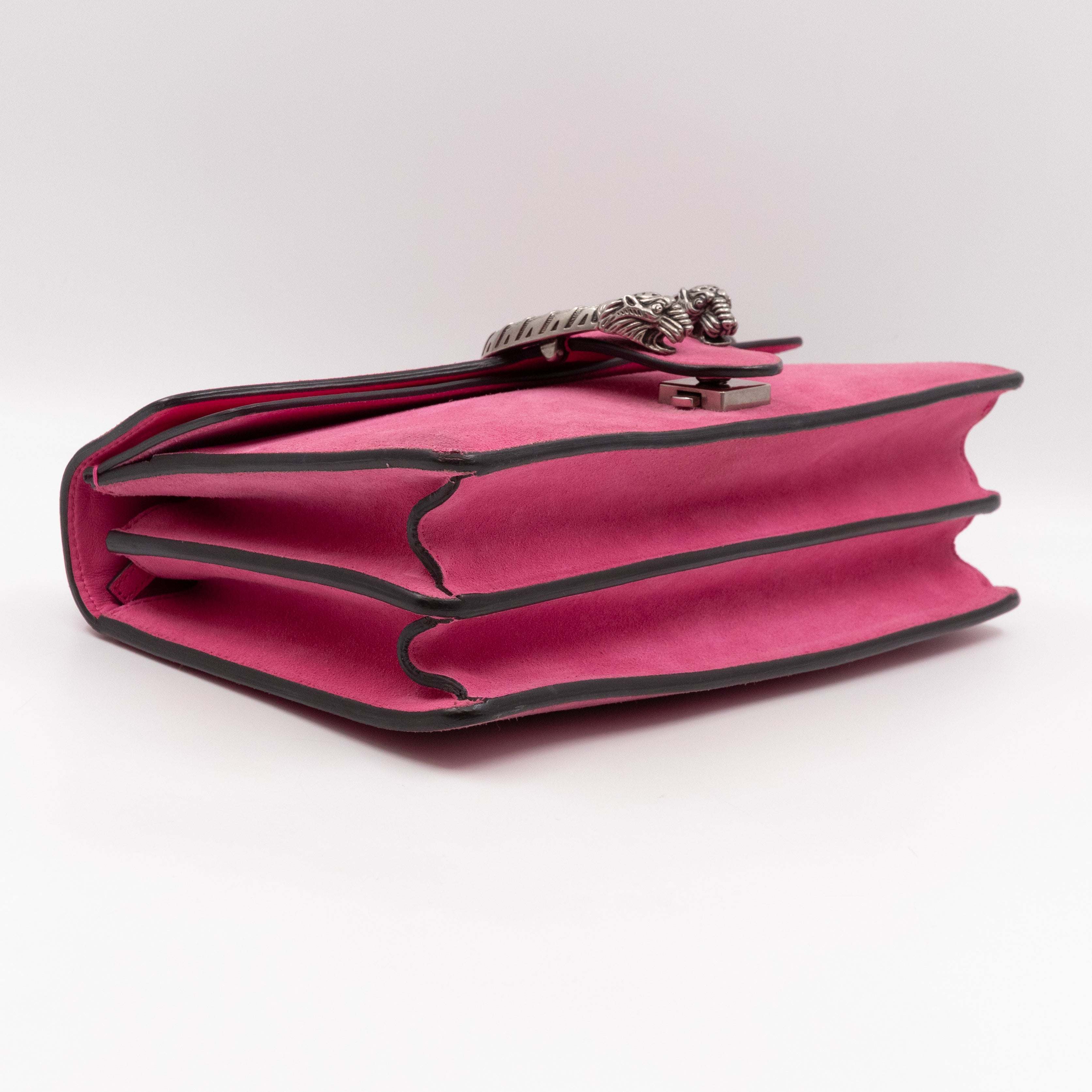 Dionysus Small Pink Suede Leather