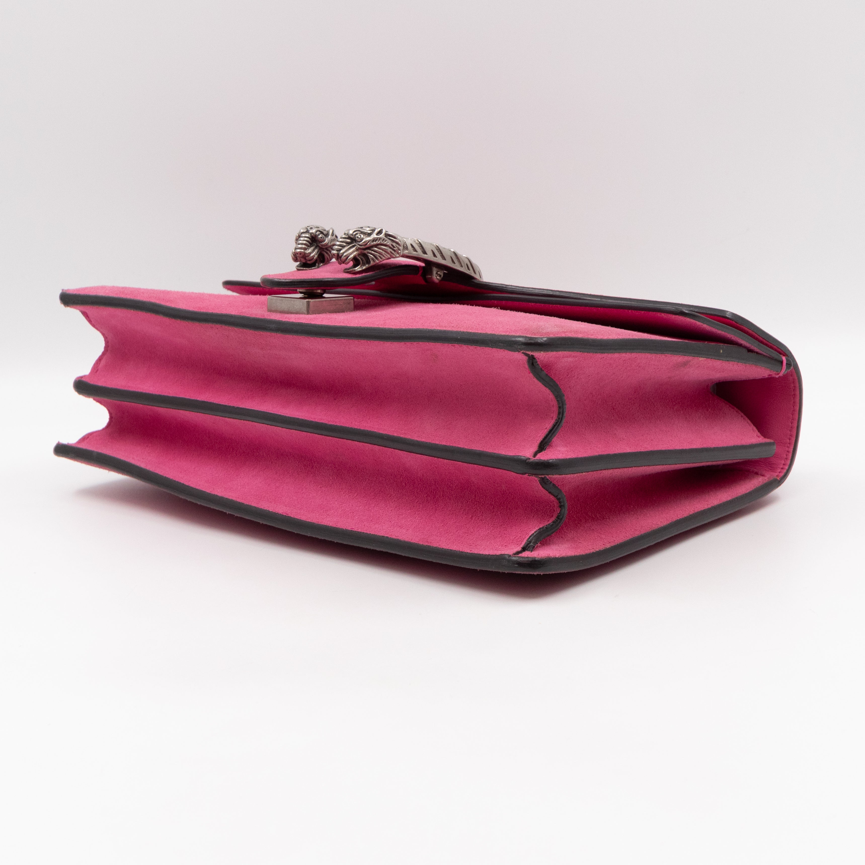 Dionysus Small Pink Suede Leather